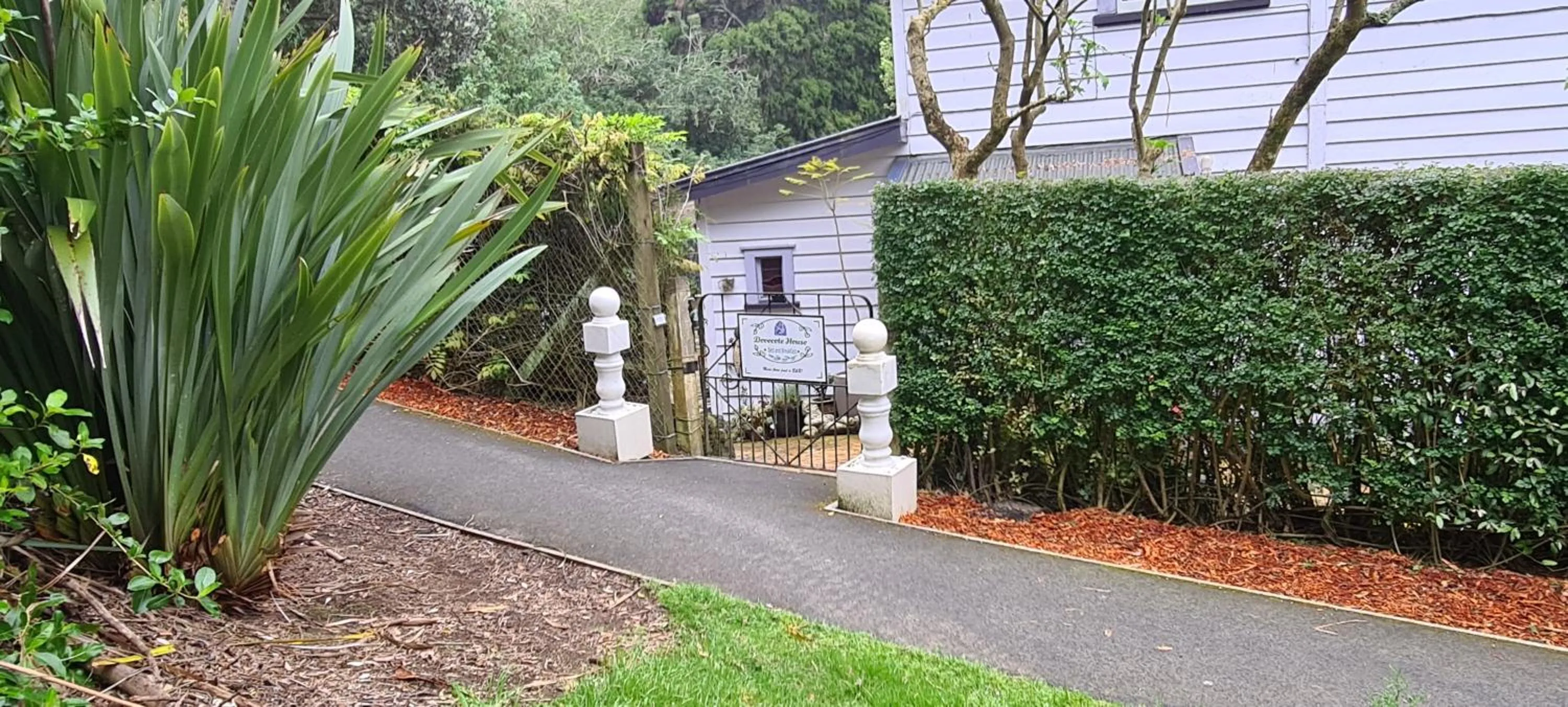 Facade/entrance in Dovecote House