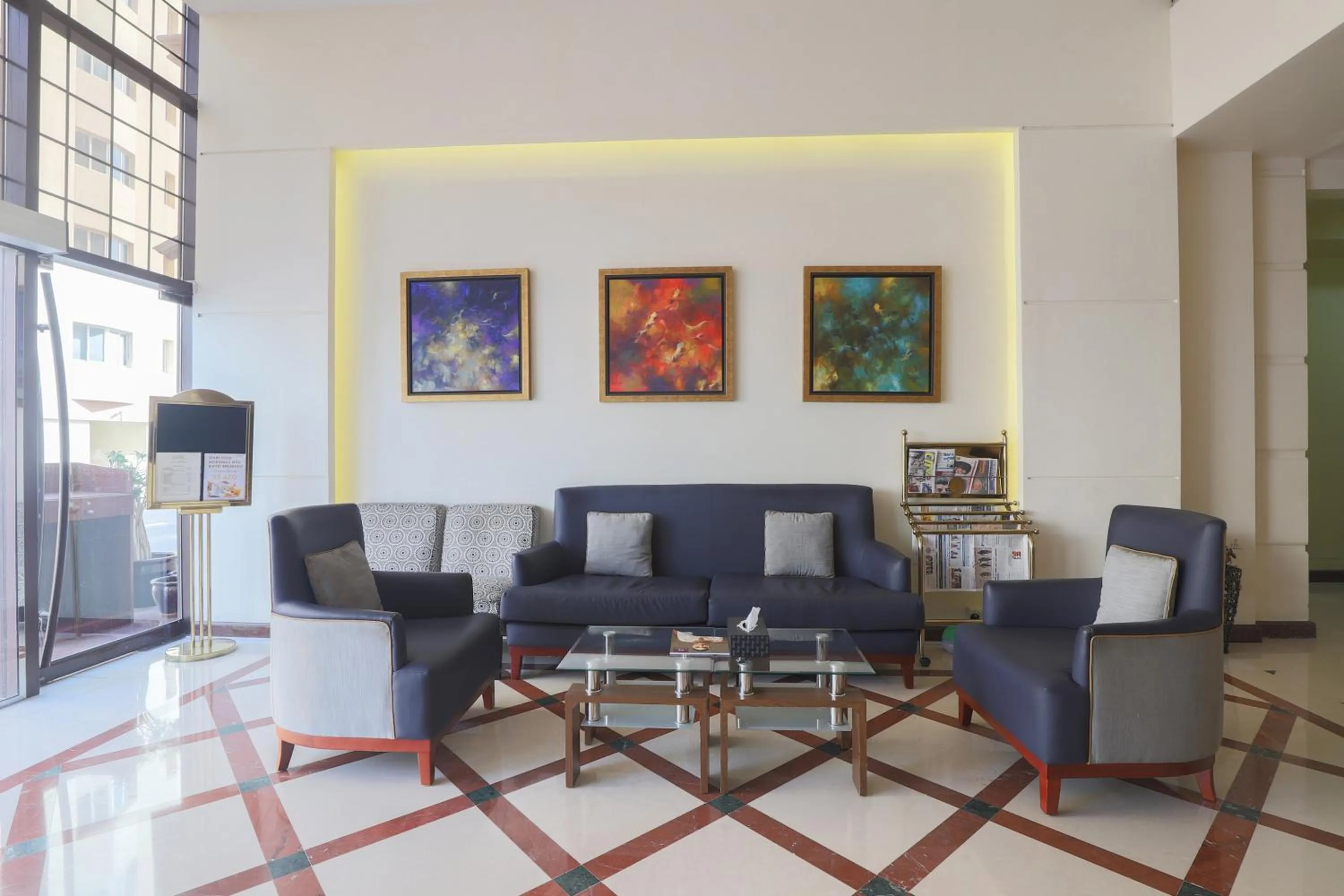 Lobby or reception in Eureka Hotel