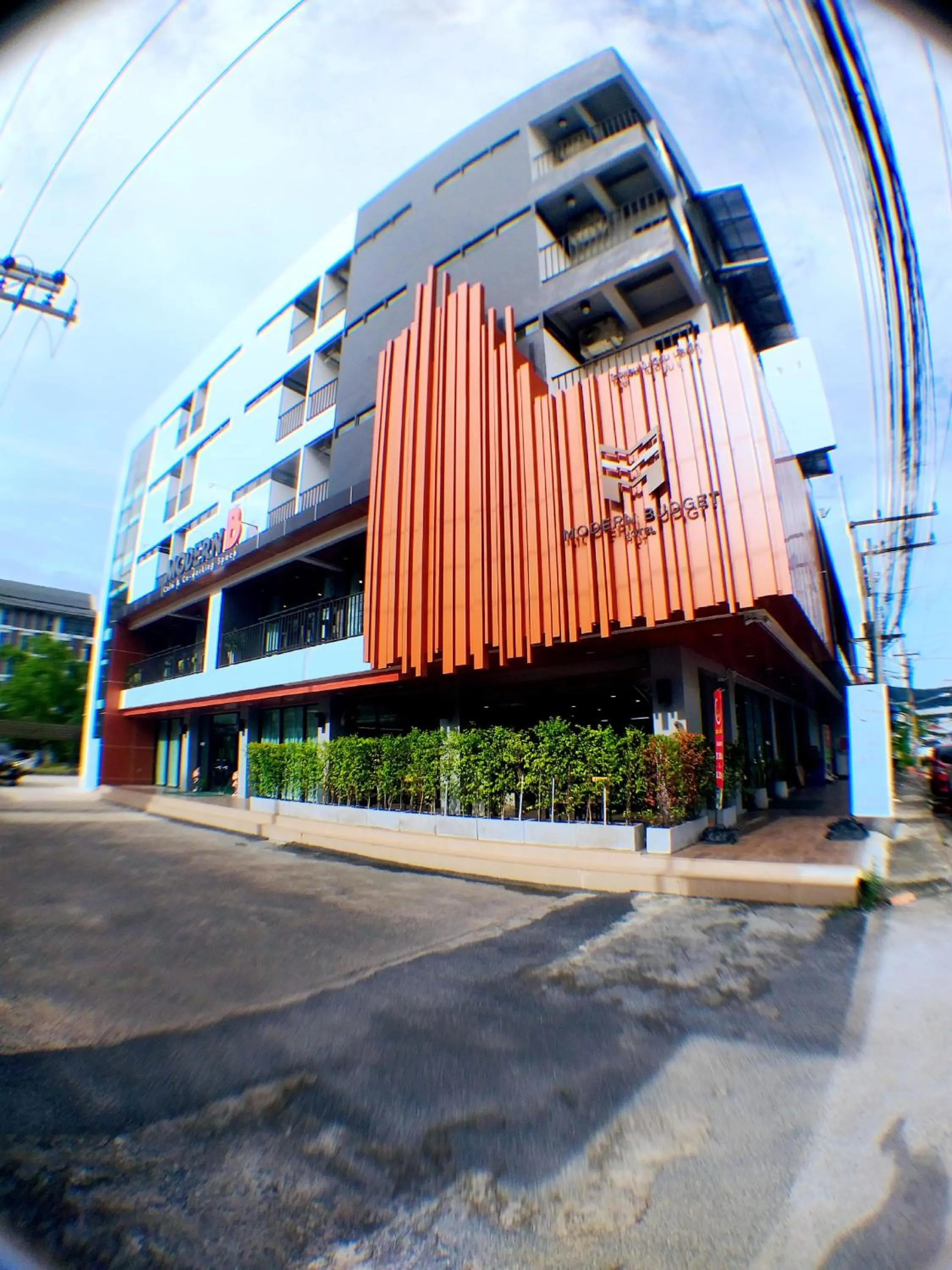 Property building in Modern Budget Hotel