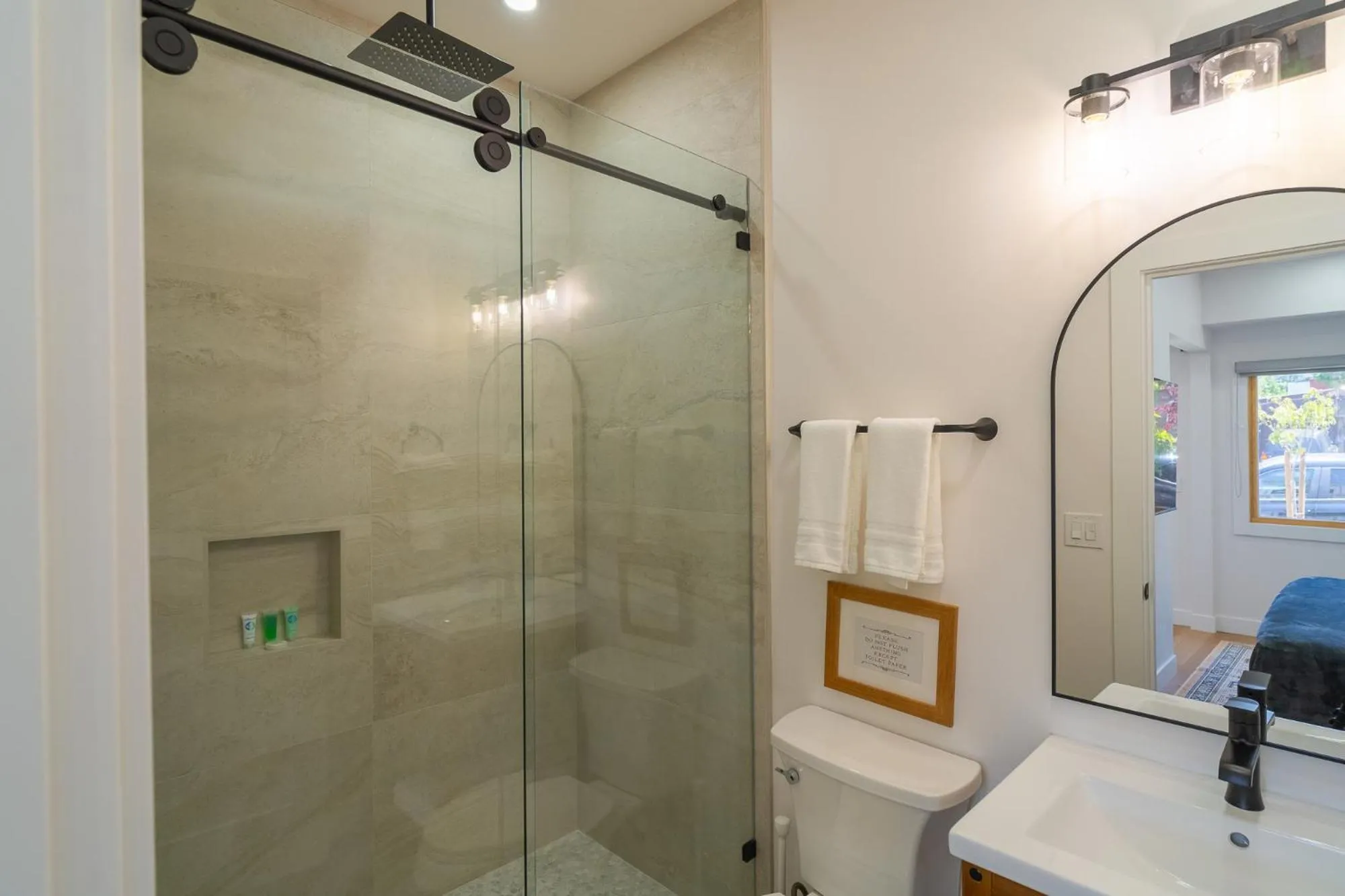 Shower in Fern House South Park Craftsman