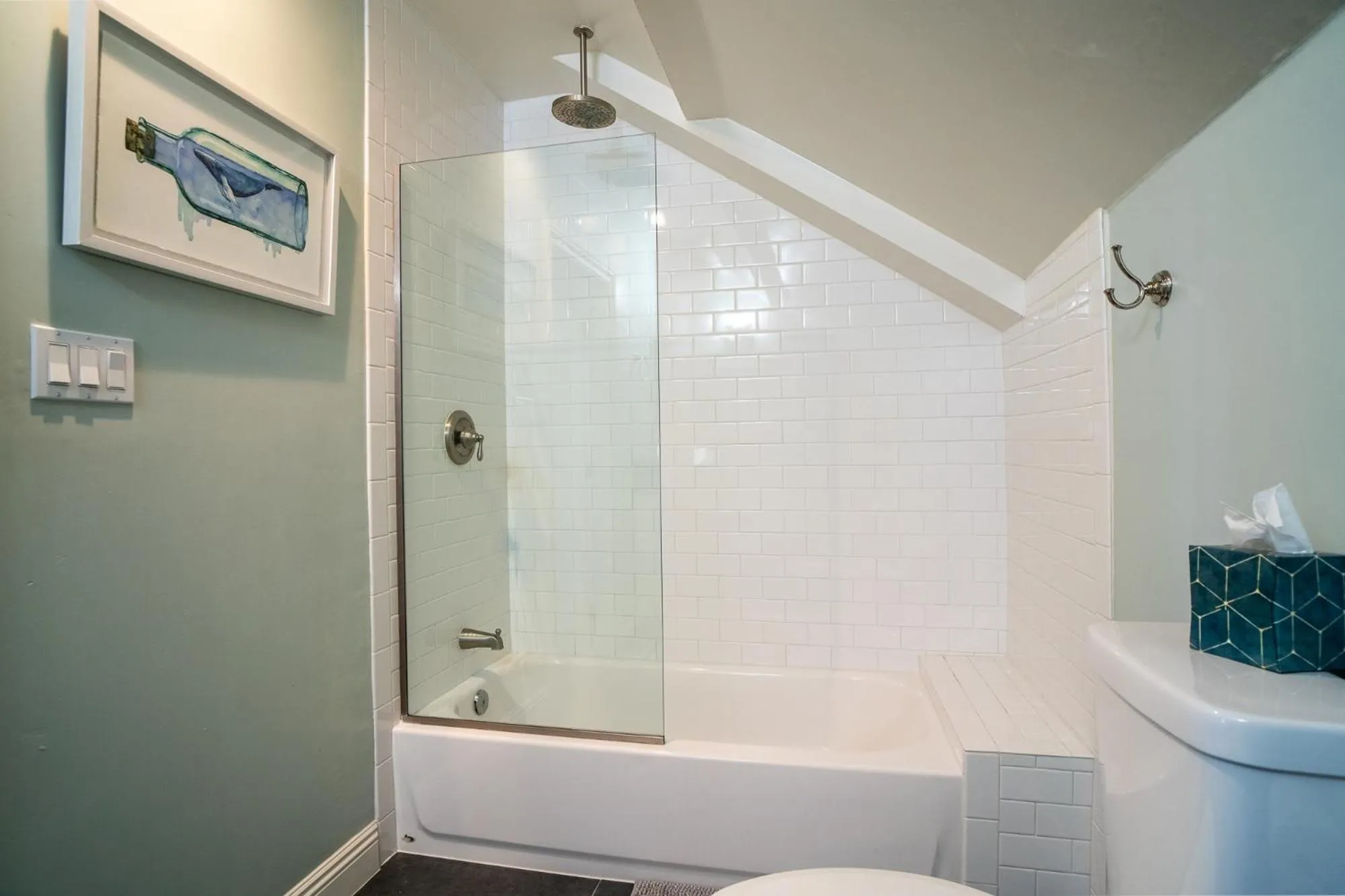 Shower in Fern House South Park Craftsman