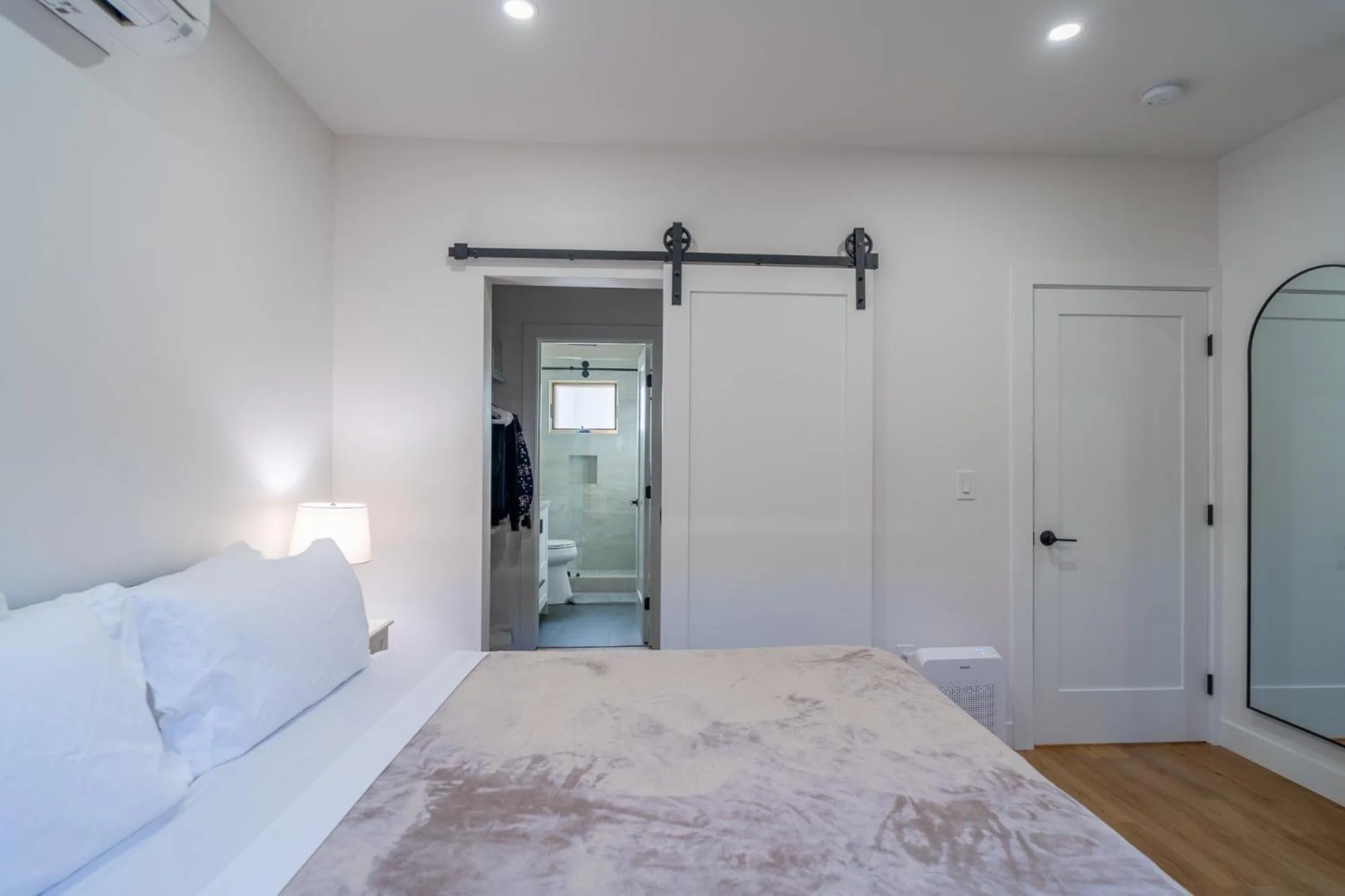 Bedroom, Bed in Fern House South Park Craftsman