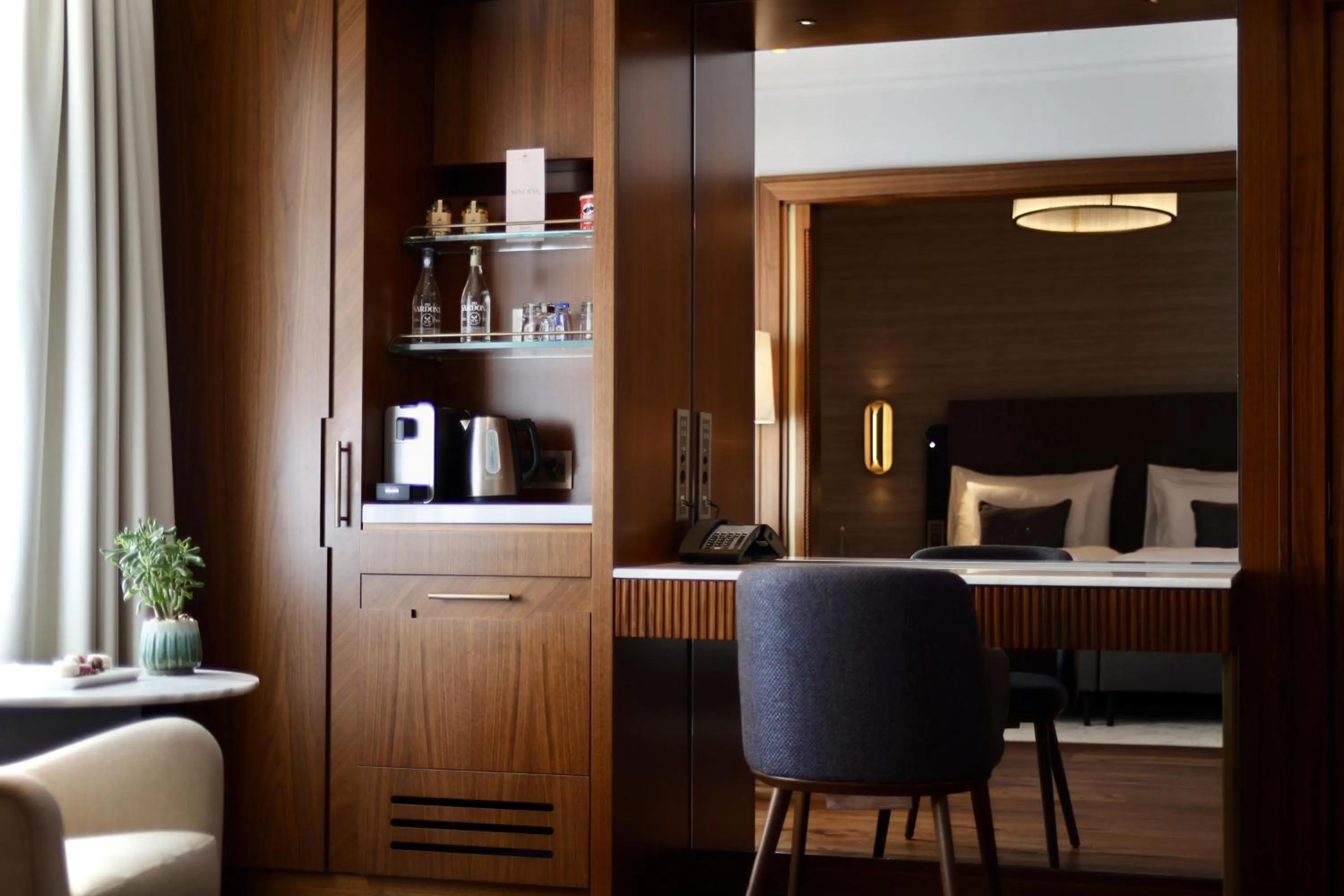 Bedroom in Grand Hotel des Bains Kempinski