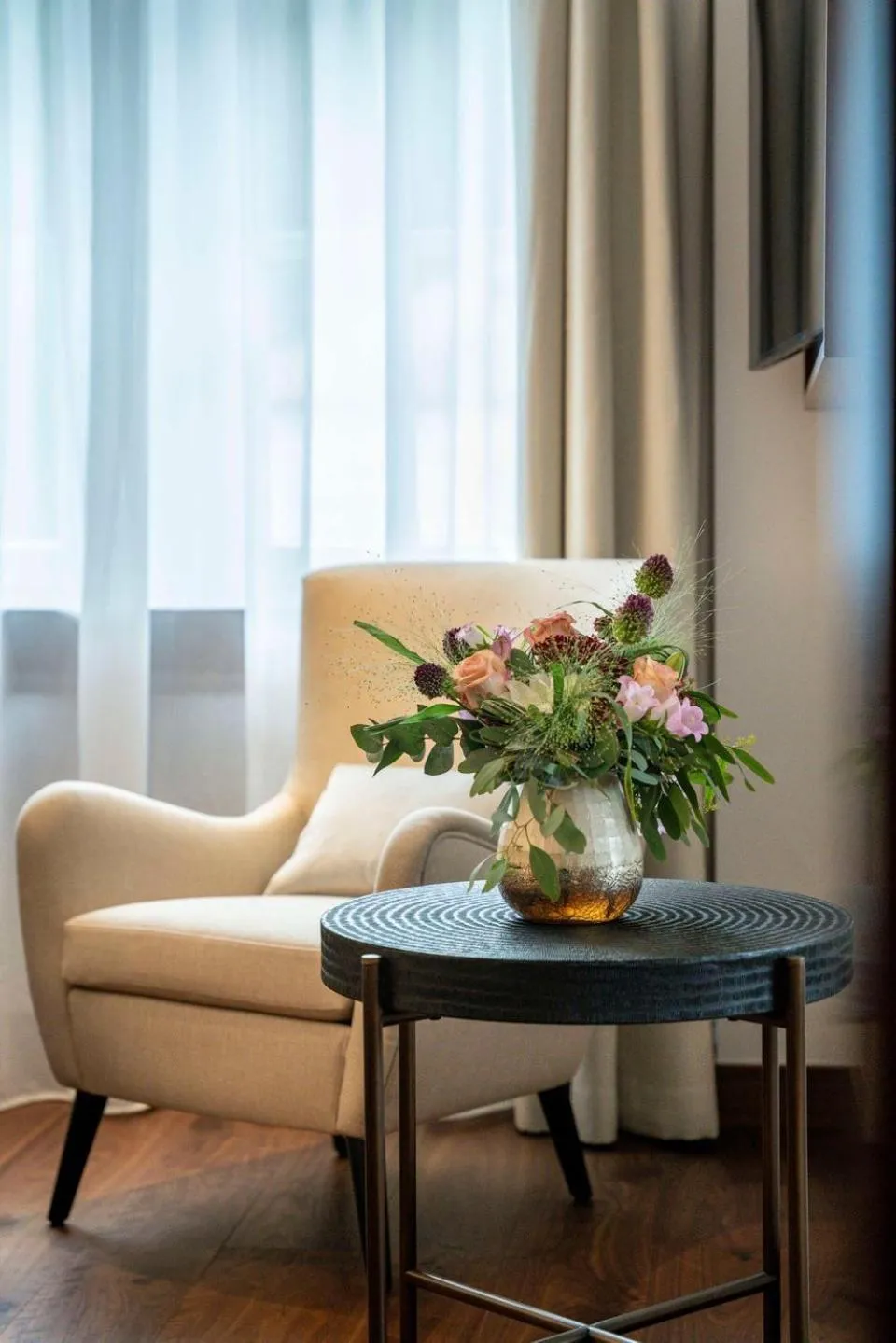 Seating area in Grand Hotel des Bains Kempinski