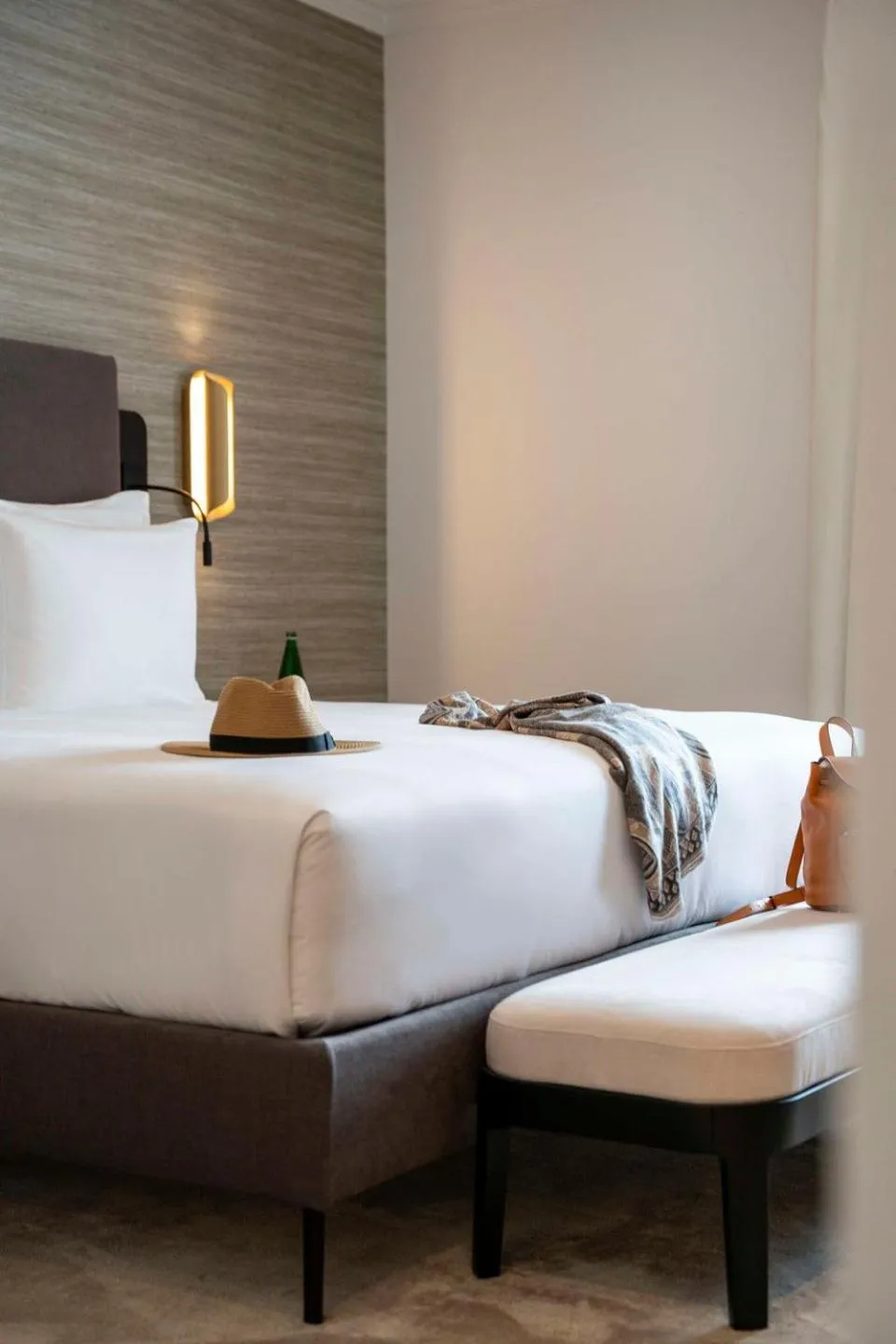 Bed in Grand Hotel des Bains Kempinski