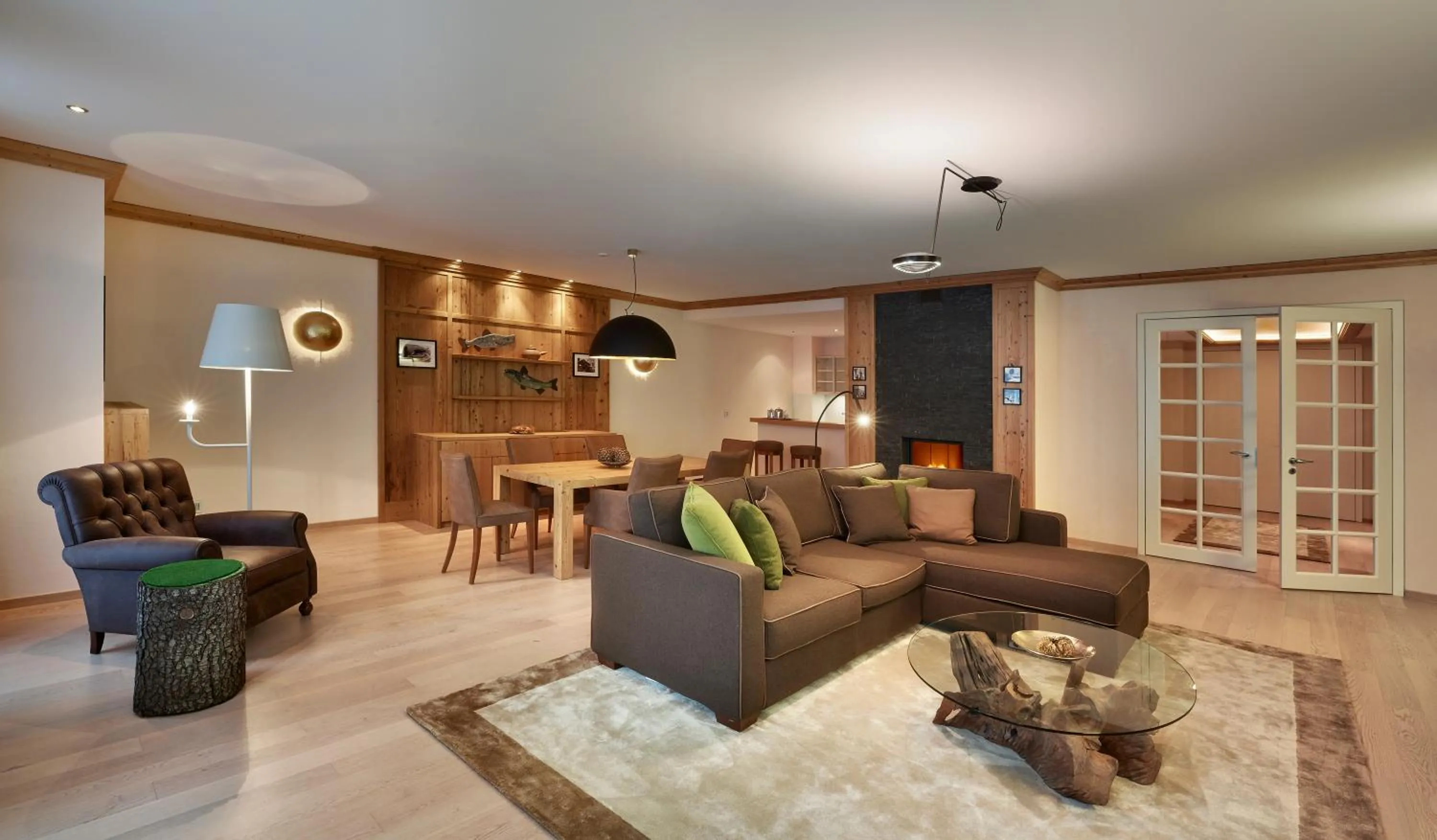 Living room in Grand Hotel des Bains Kempinski