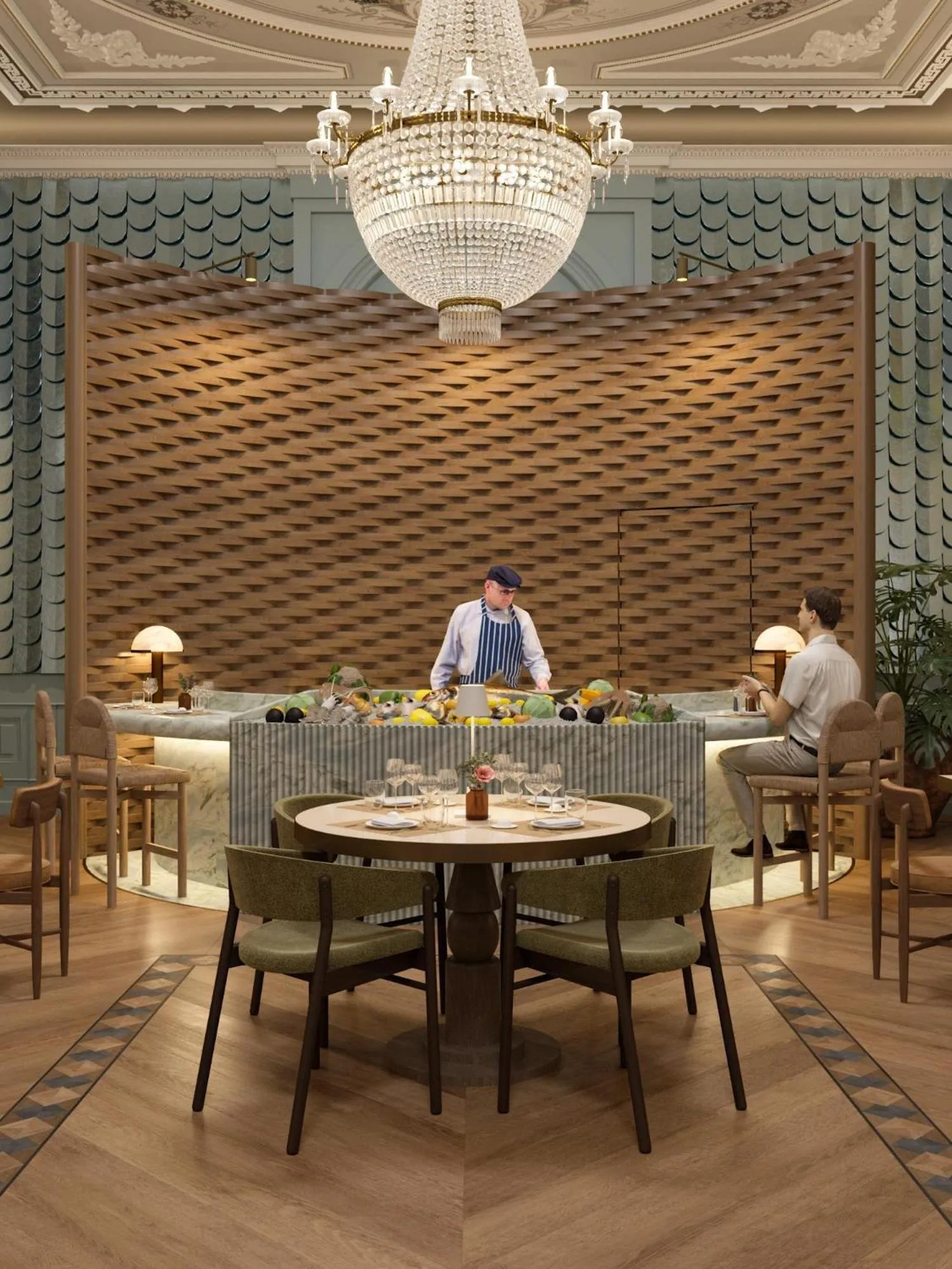 Breakfast in Grand Hotel des Bains Kempinski