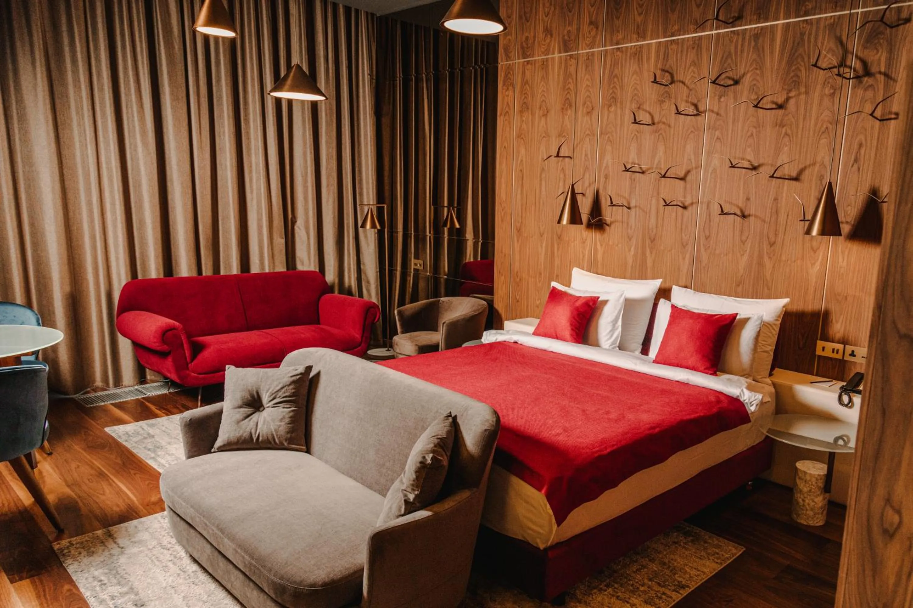 Photo of the whole room, Bed in The Veil Hotel