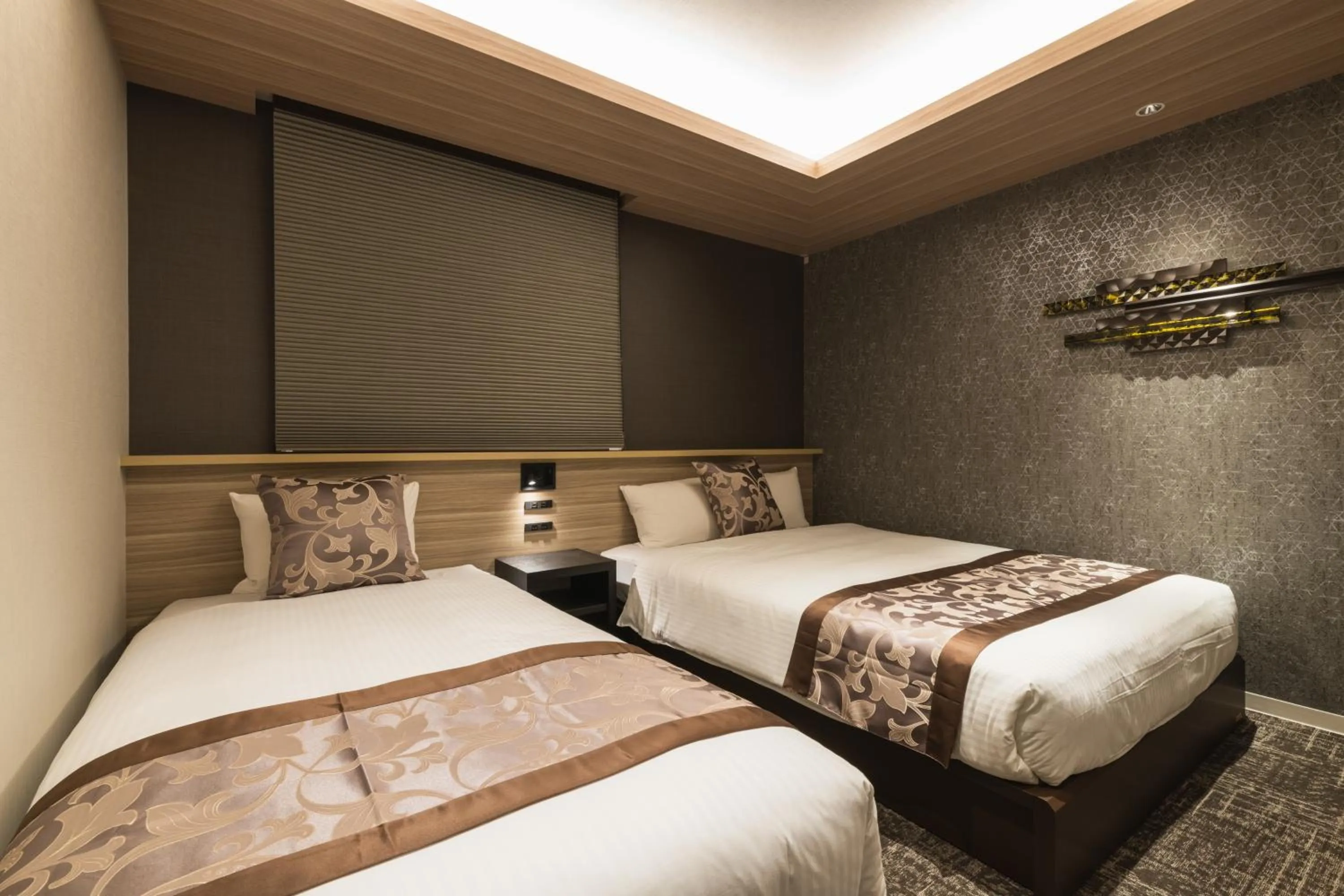 Bedroom, Bed in GRAND BASE Kagoshima Tenmonkan