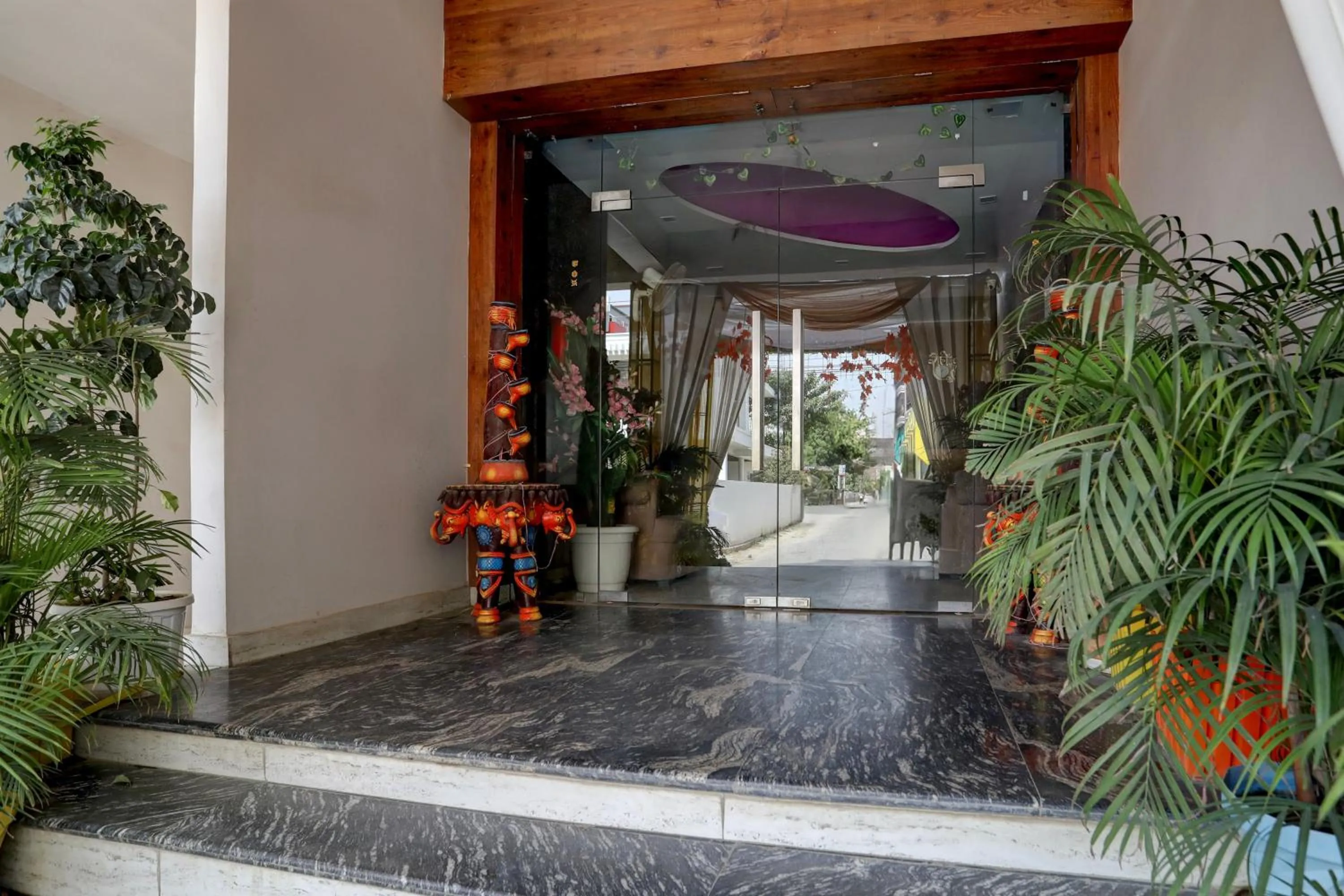 Facade/entrance in Super Townhouse Hyderabad Gate IIT BHU Formerly RK Heights