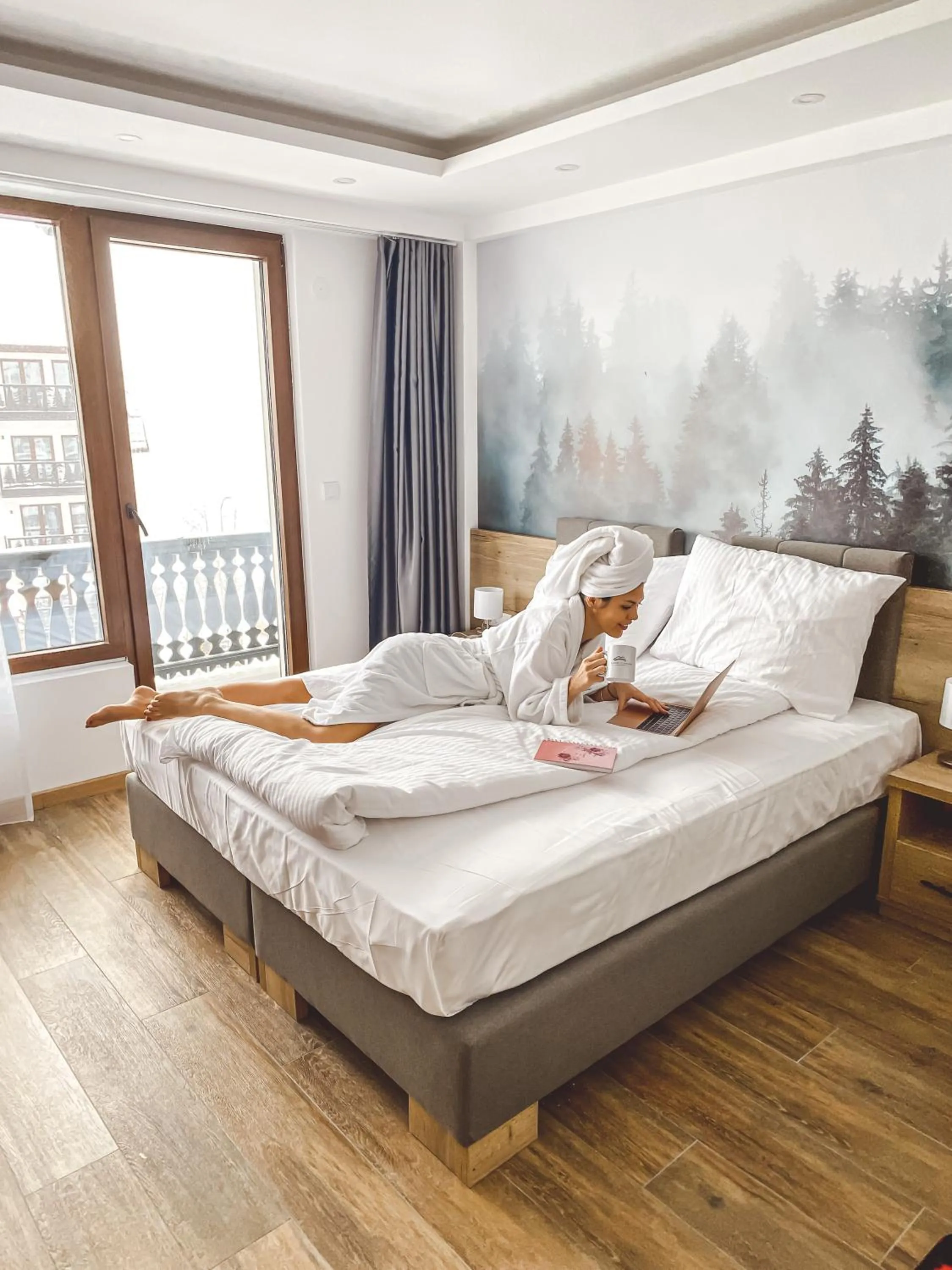 Bed in SREBRNA PLANINA Spa & Resort