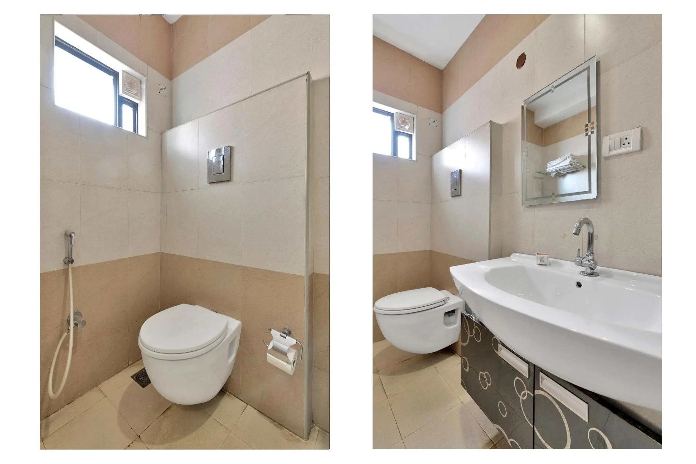 Bathroom in Super Capital O Rudra Grand Near Kondapur x Road