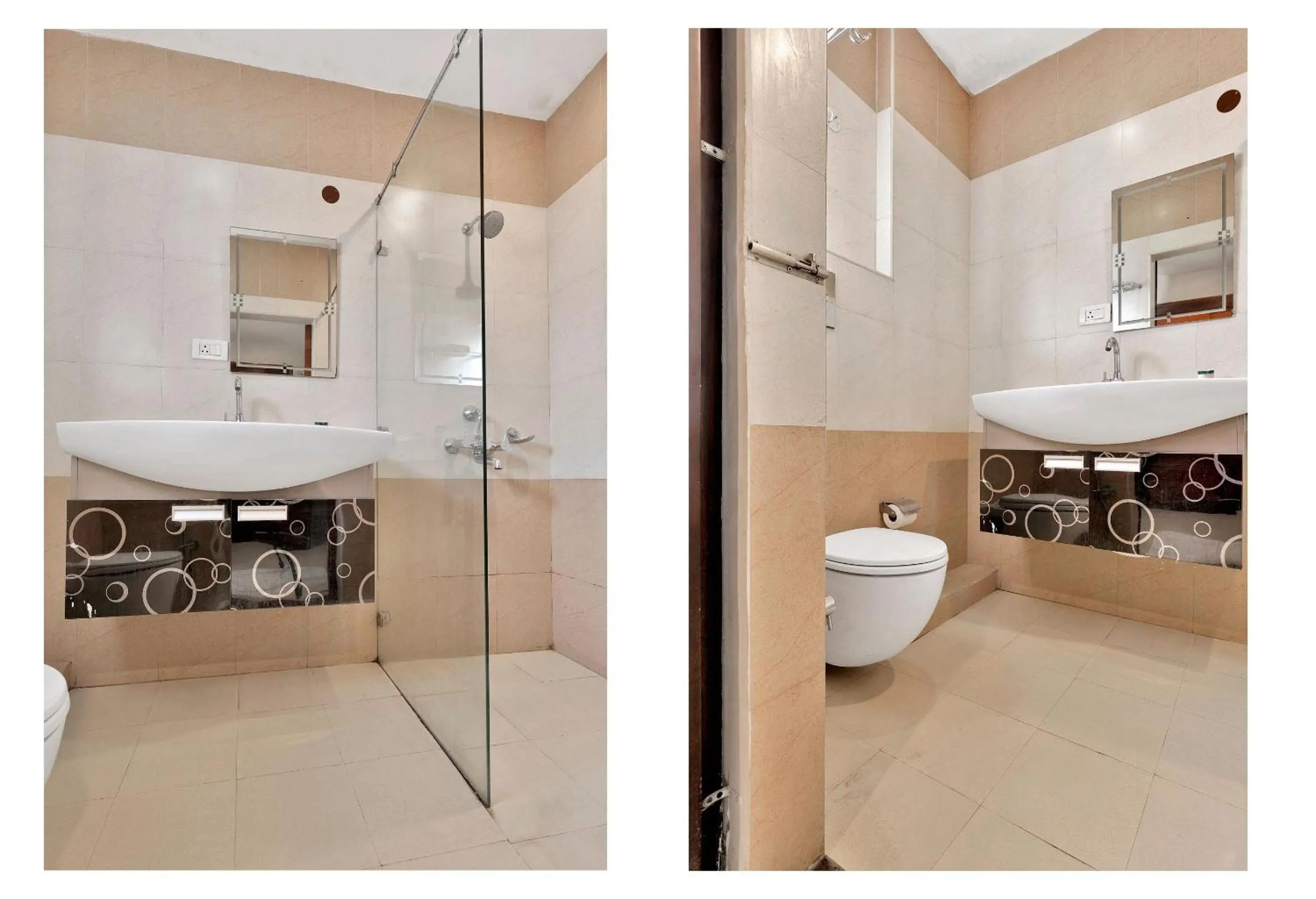 Bathroom in Super Capital O Rudra Grand Near Kondapur x Road