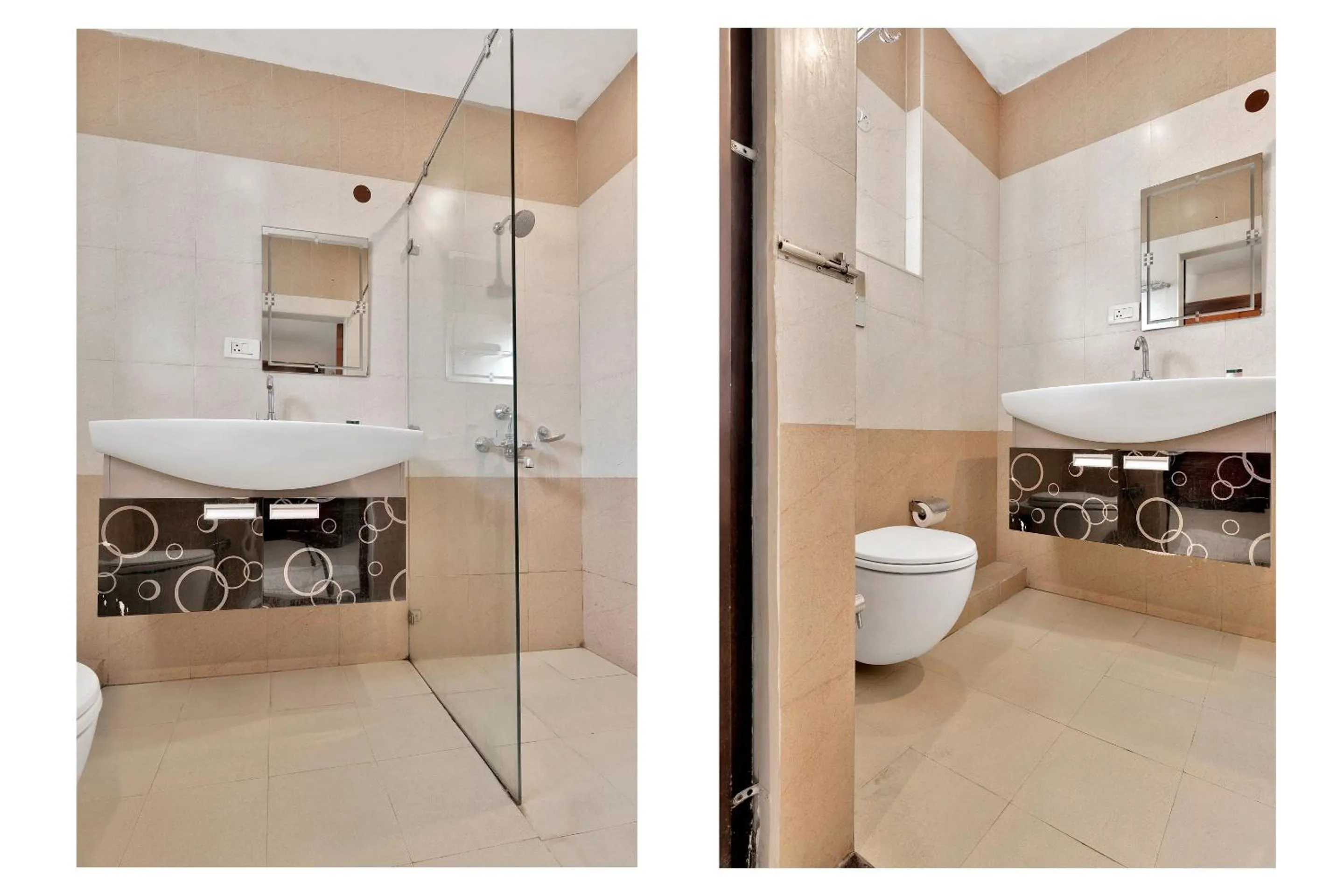 Bathroom in Super Capital O Rudra Grand Near Kondapur x Road