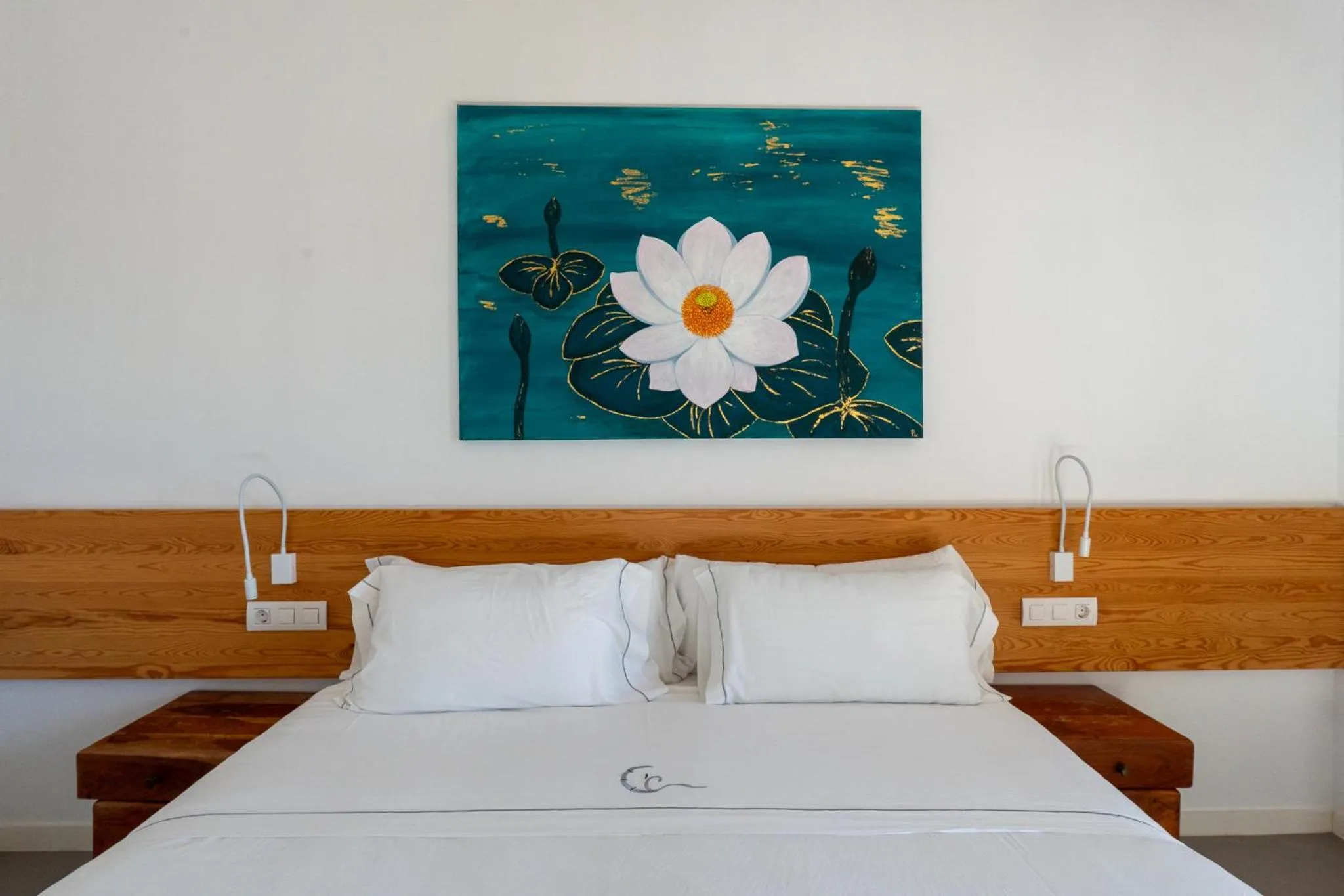 Bedroom, Bed in Villa Masia Capdet