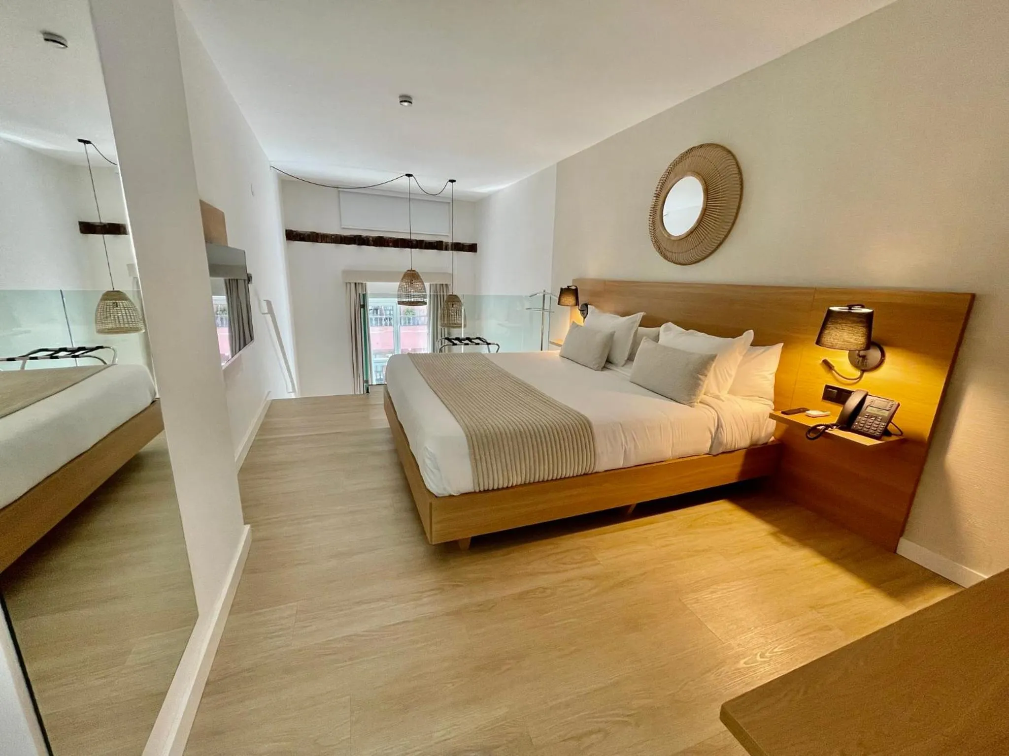 Bedroom, Bed in Hotel Emblemático Hi Suites