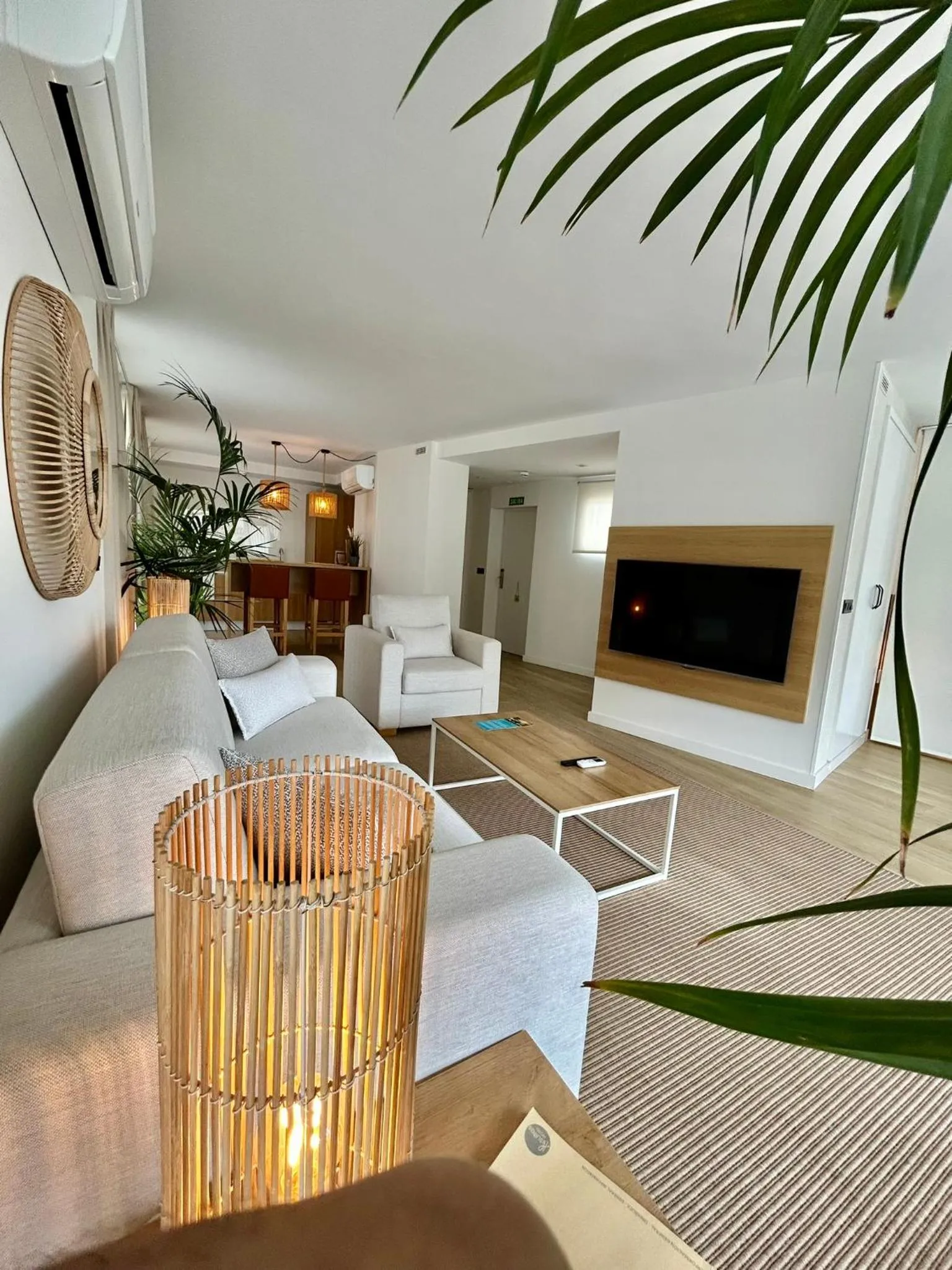 Living room in Hotel Emblemático Hi Suites