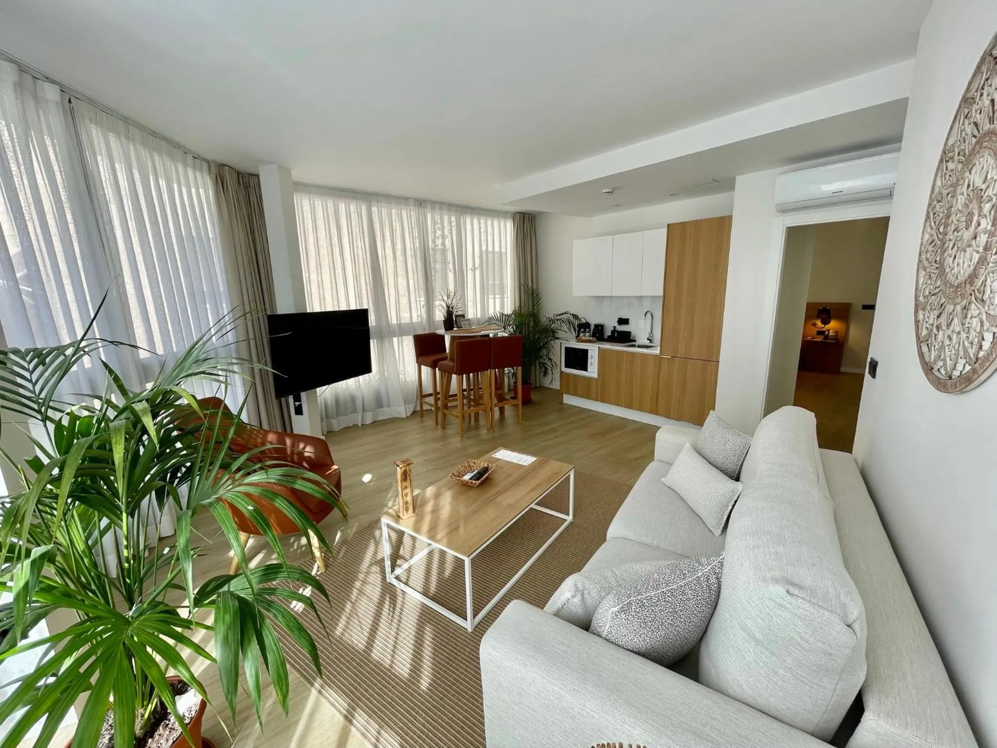 Living room in Hotel Emblemático Hi Suites