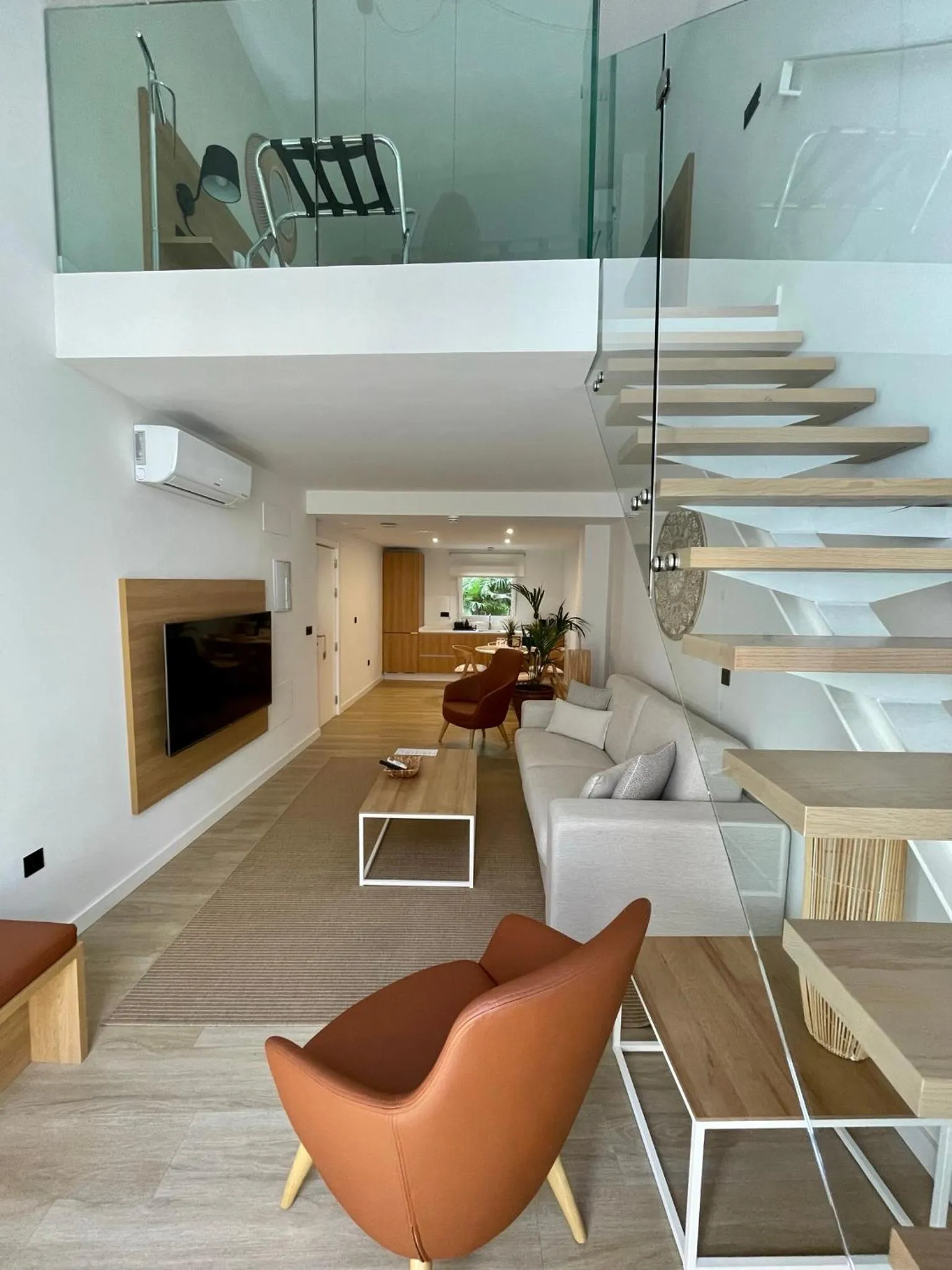 Living room in Hotel Emblemático Hi Suites