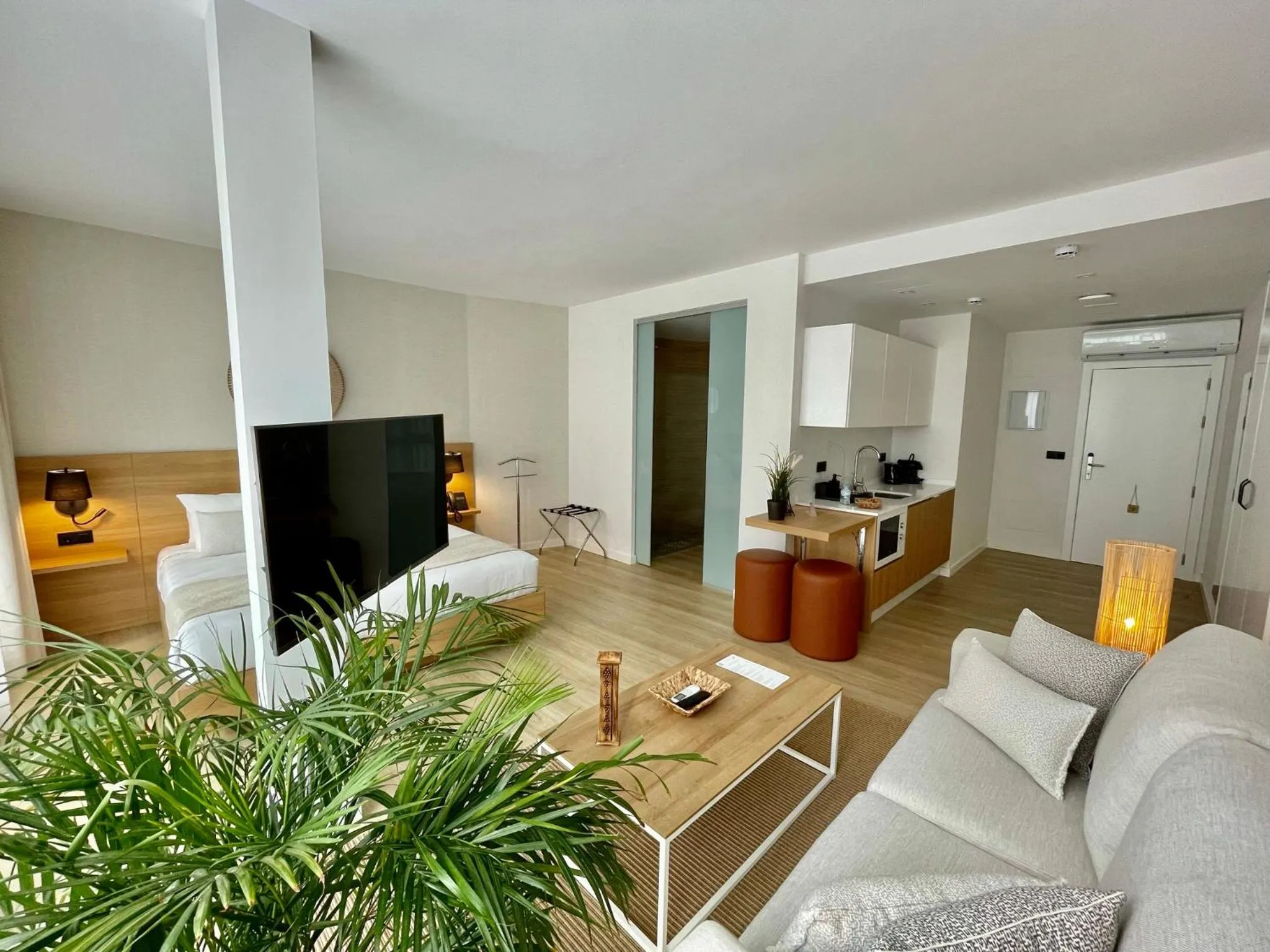 Living room in Hotel Emblemático Hi Suites