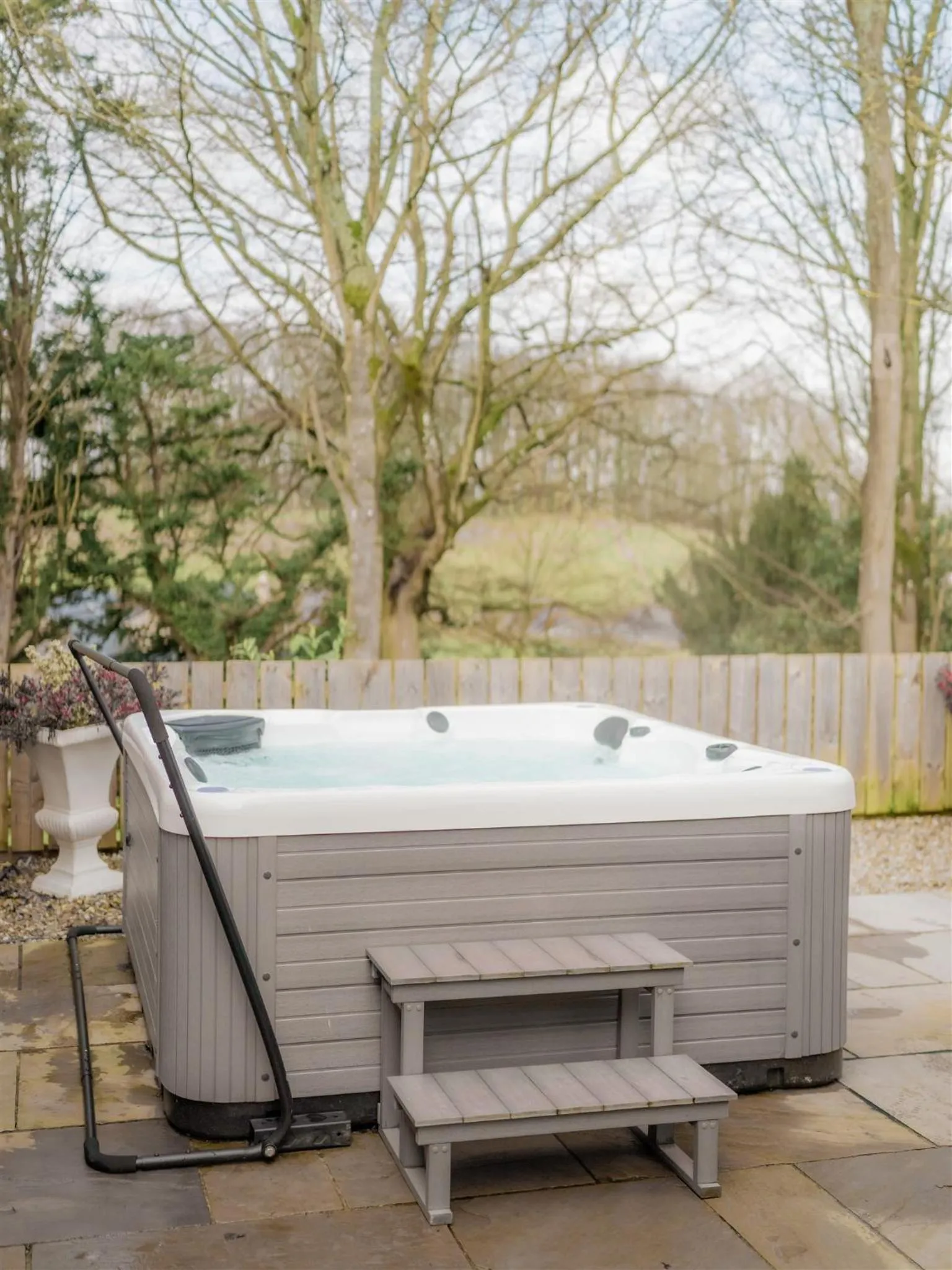 Hot Tub in The Tempus at Charlton Hall Estate