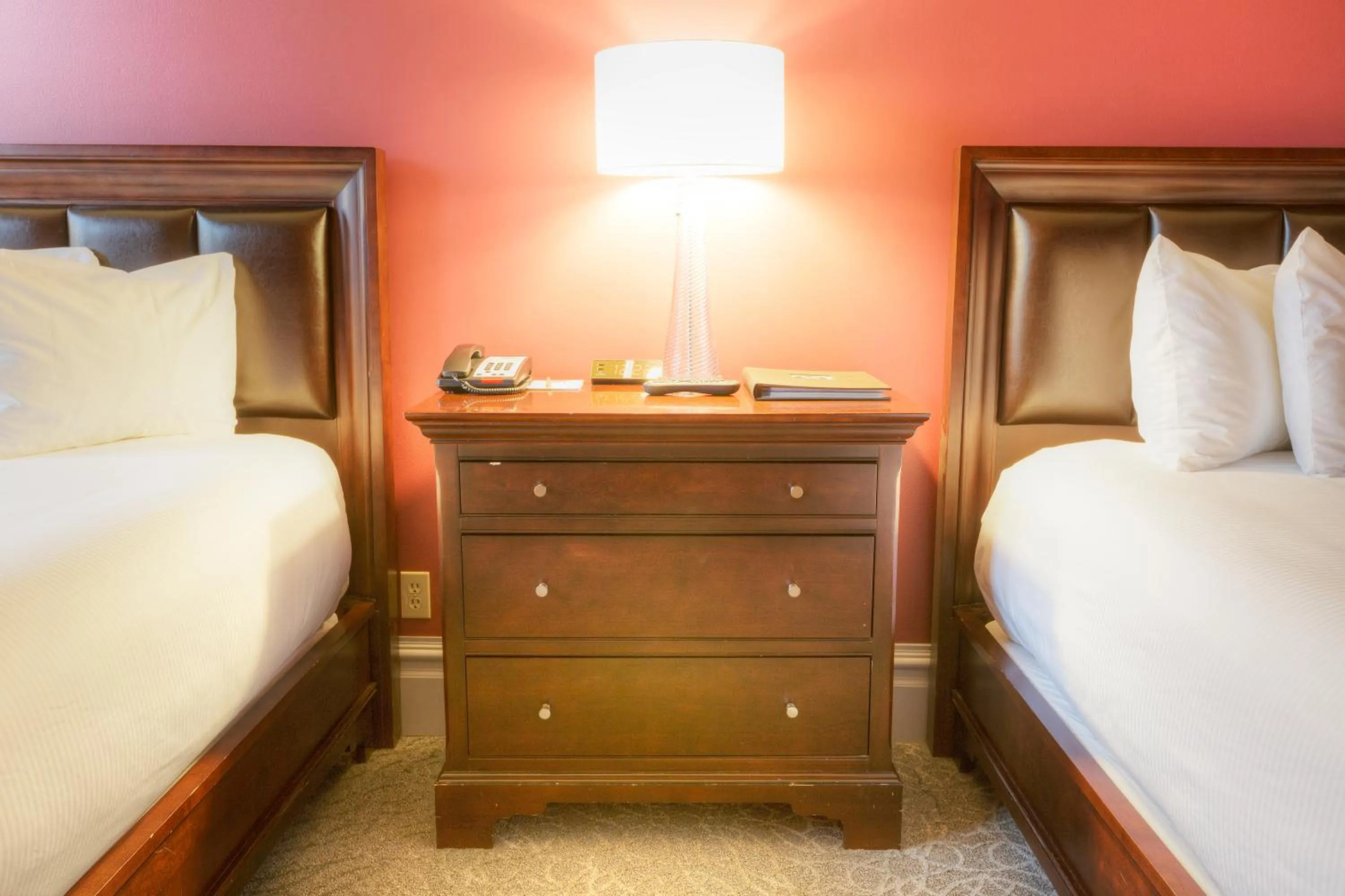 Decorative detail, Bed in Montvale Hotel
