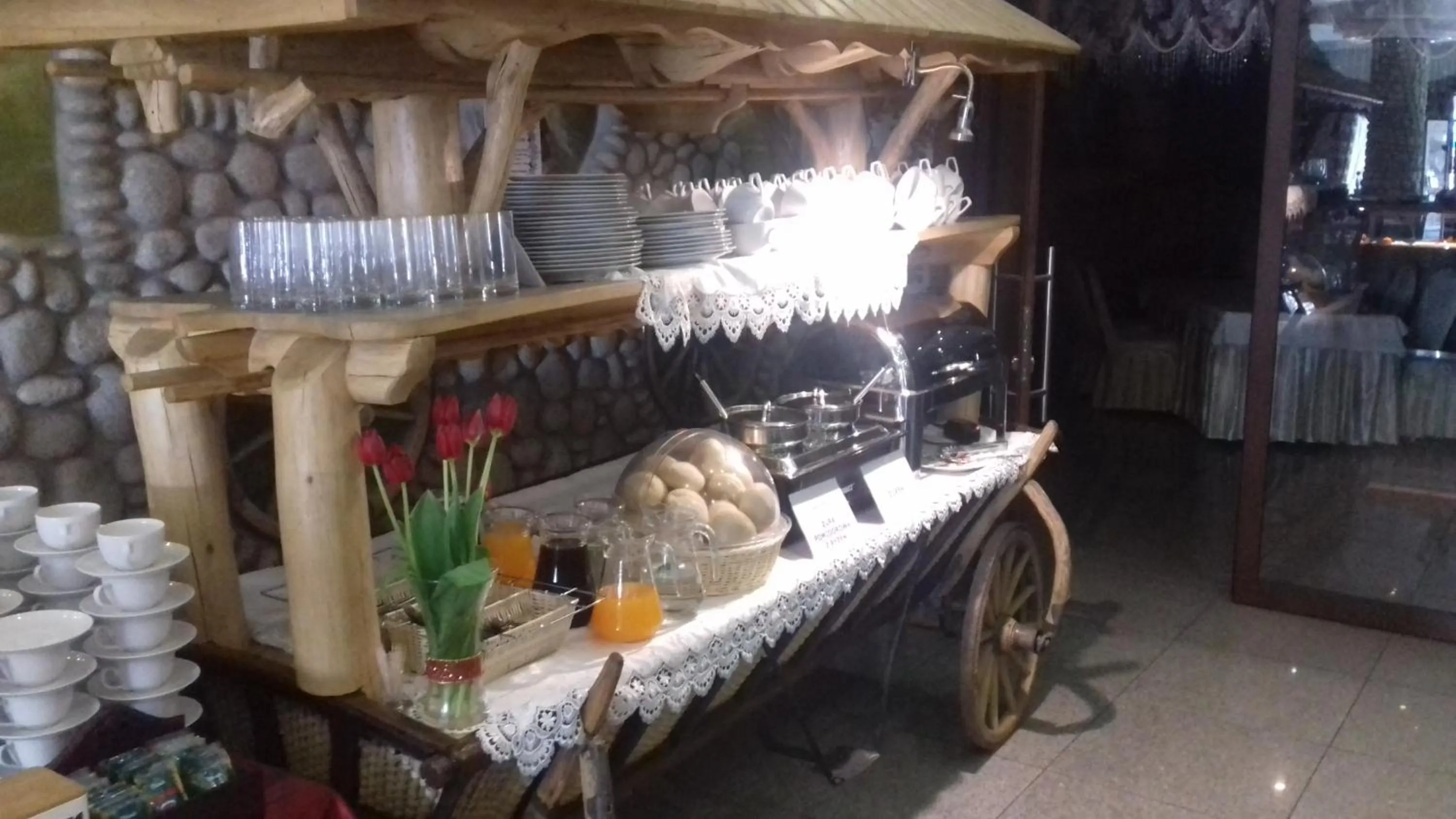 Buffet breakfast in Hotel Prymus