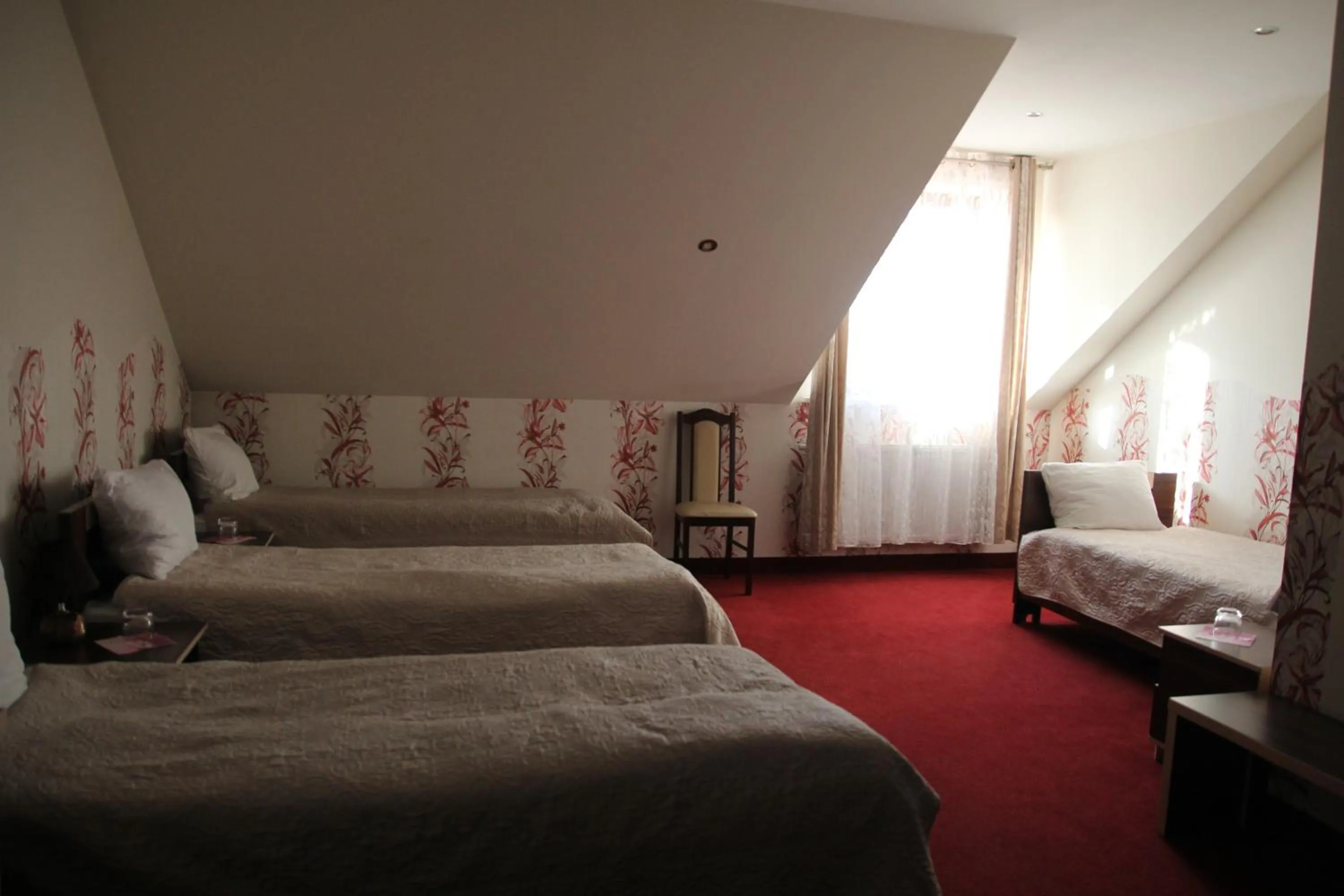 Bed in Hotel Prymus