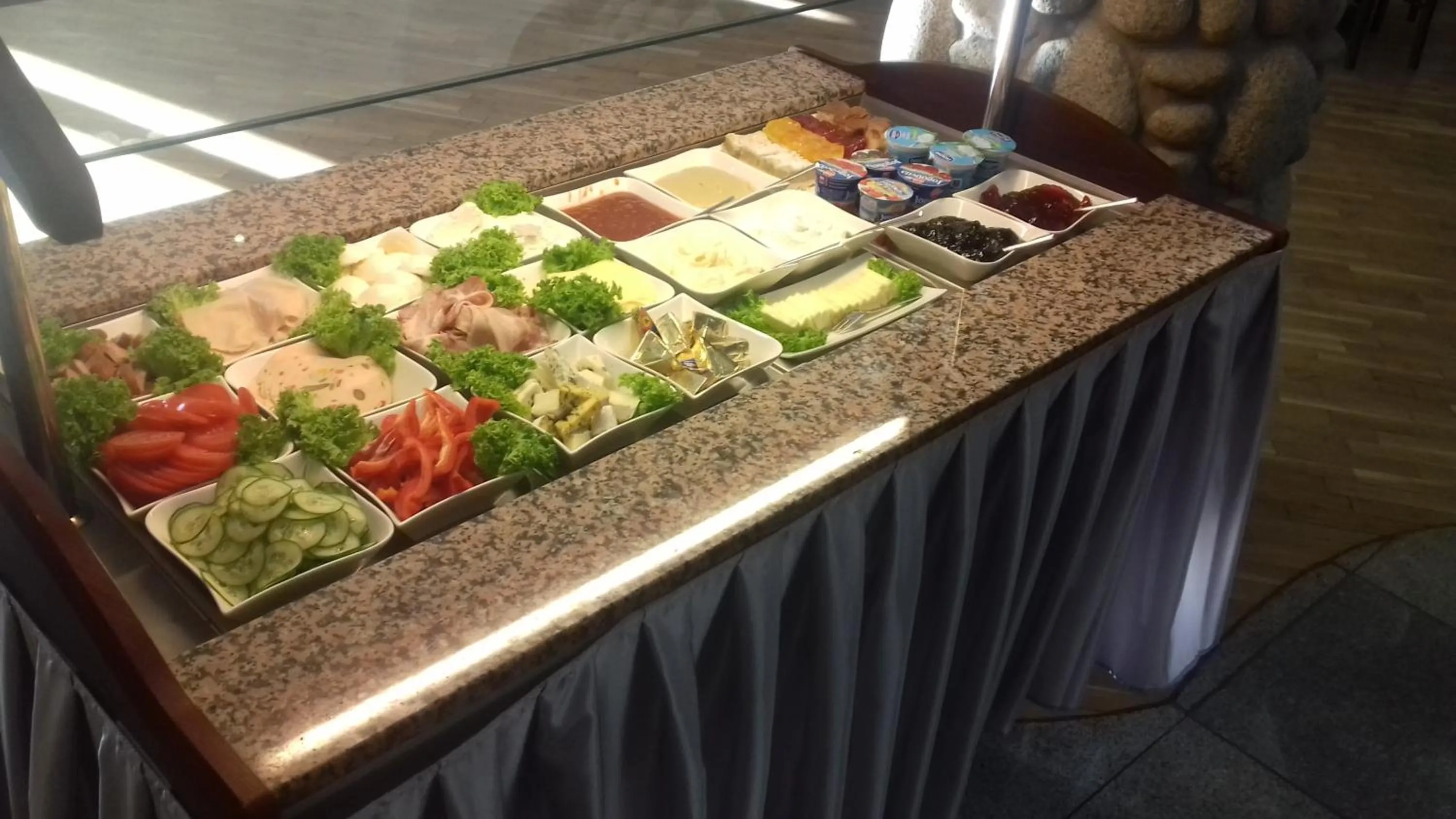 Buffet breakfast in Hotel Prymus