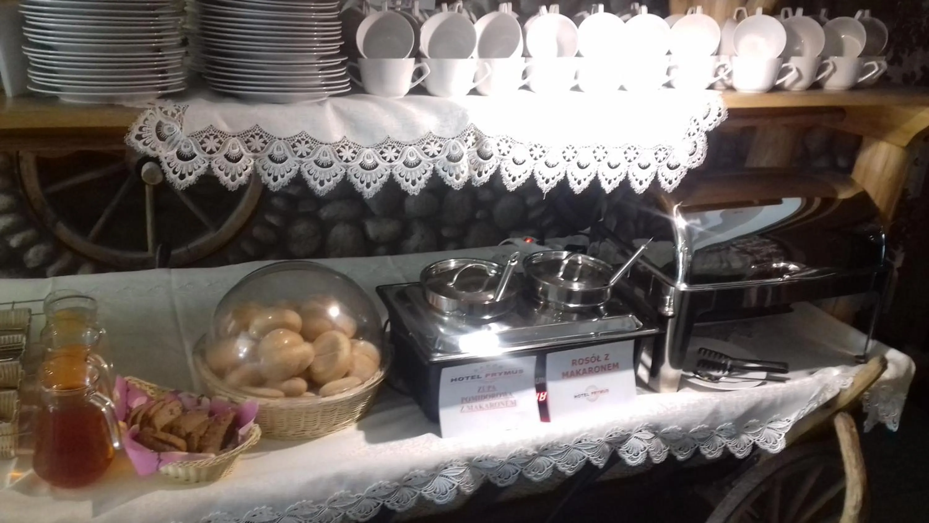 Buffet breakfast in Hotel Prymus