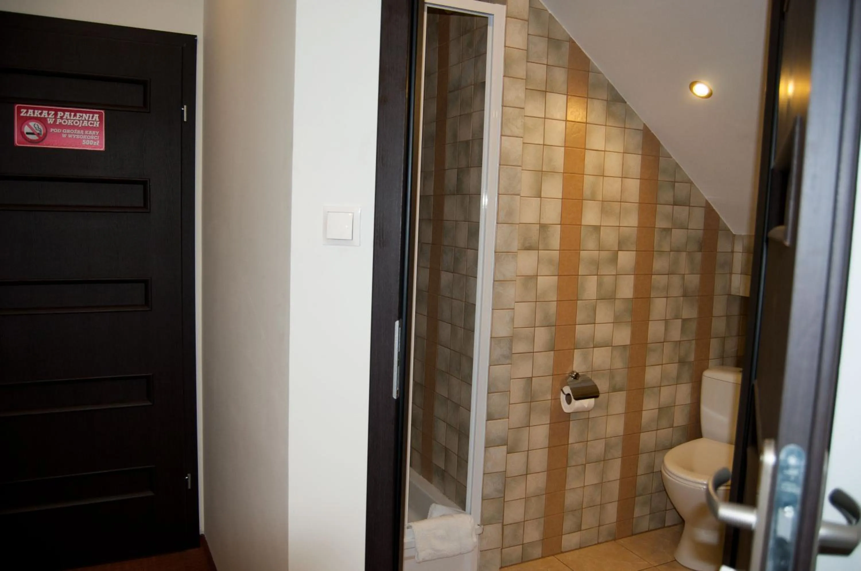 Shower in Hotel Prymus