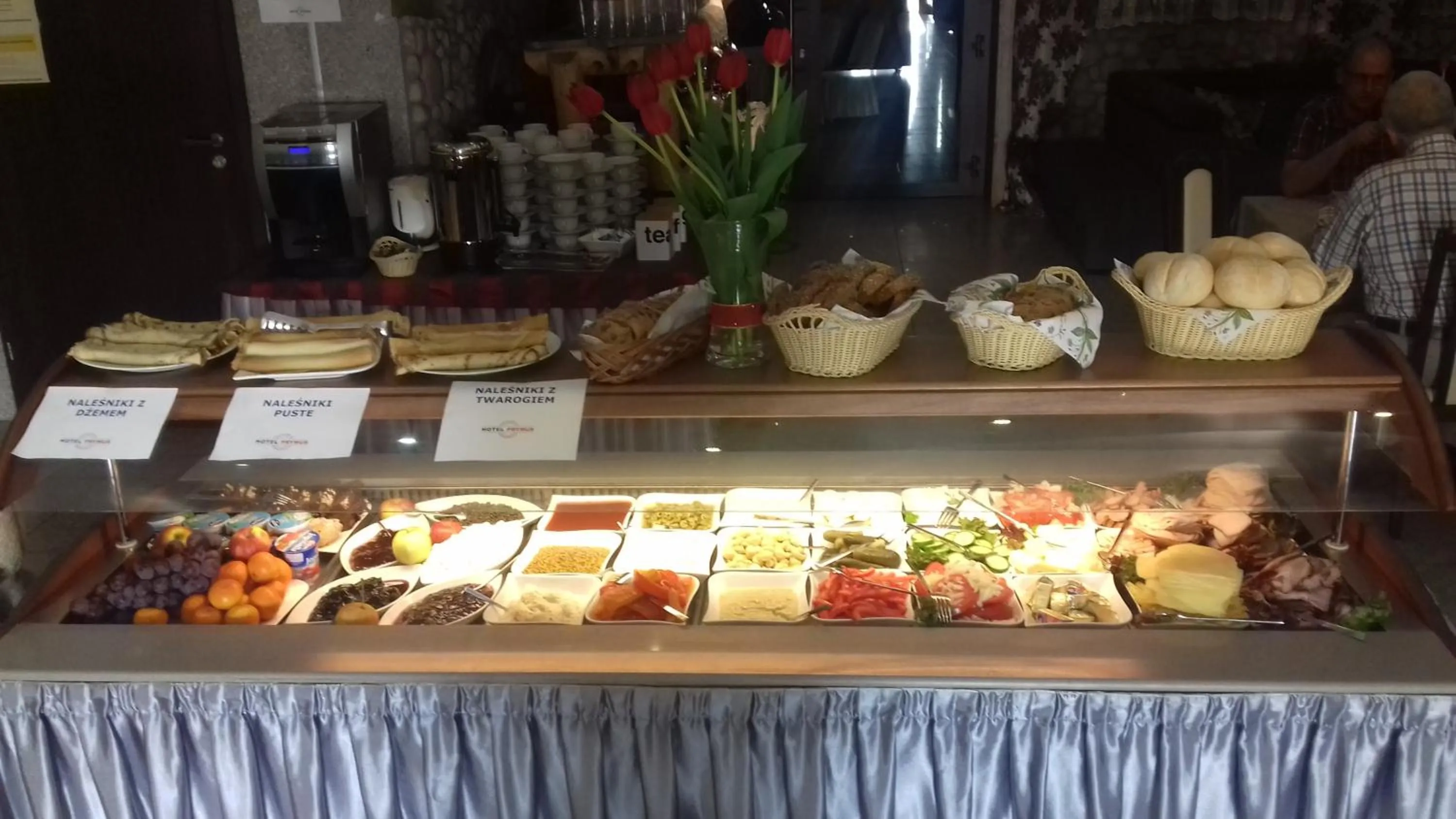 Buffet breakfast in Hotel Prymus