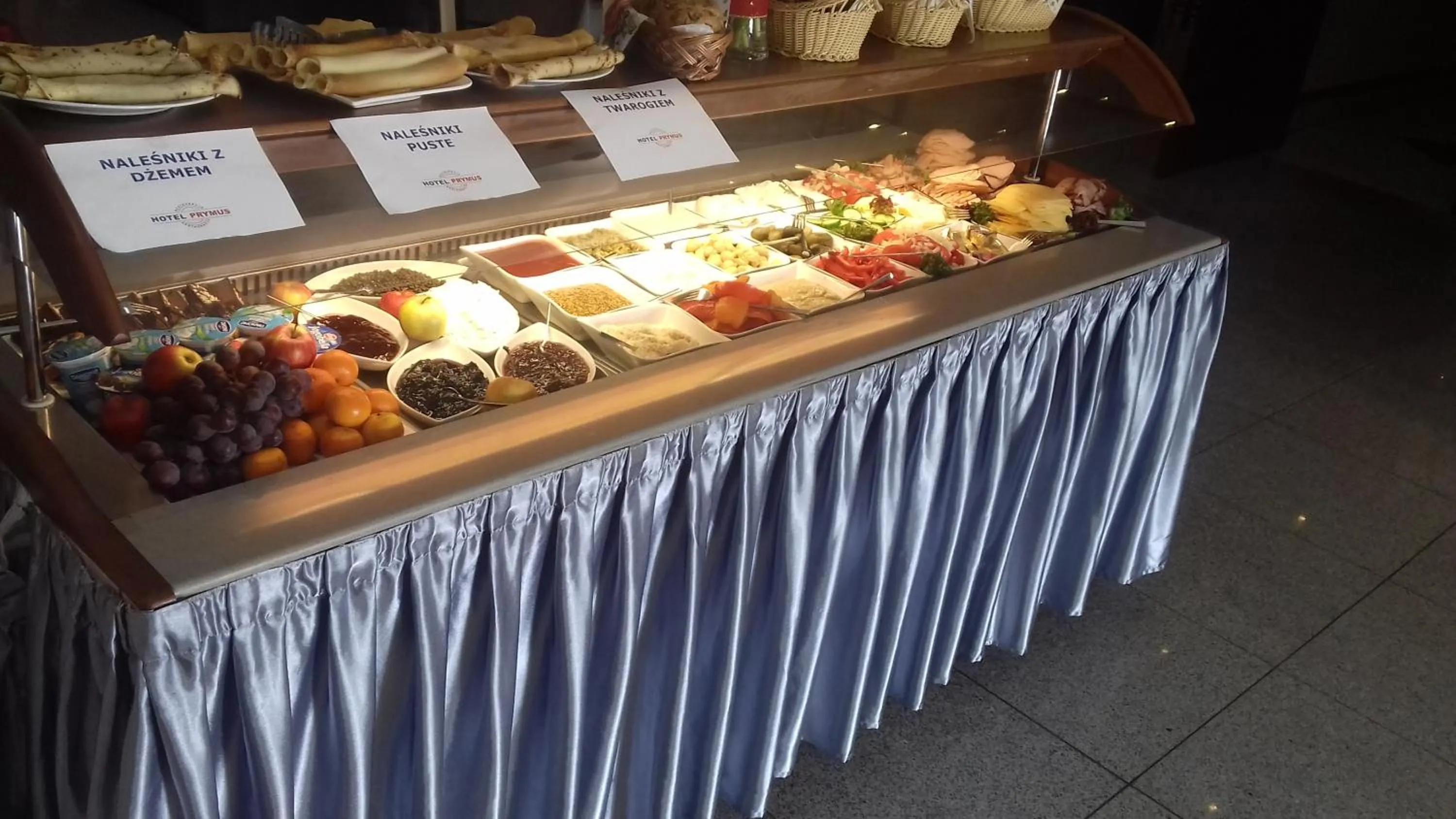 Buffet breakfast in Hotel Prymus