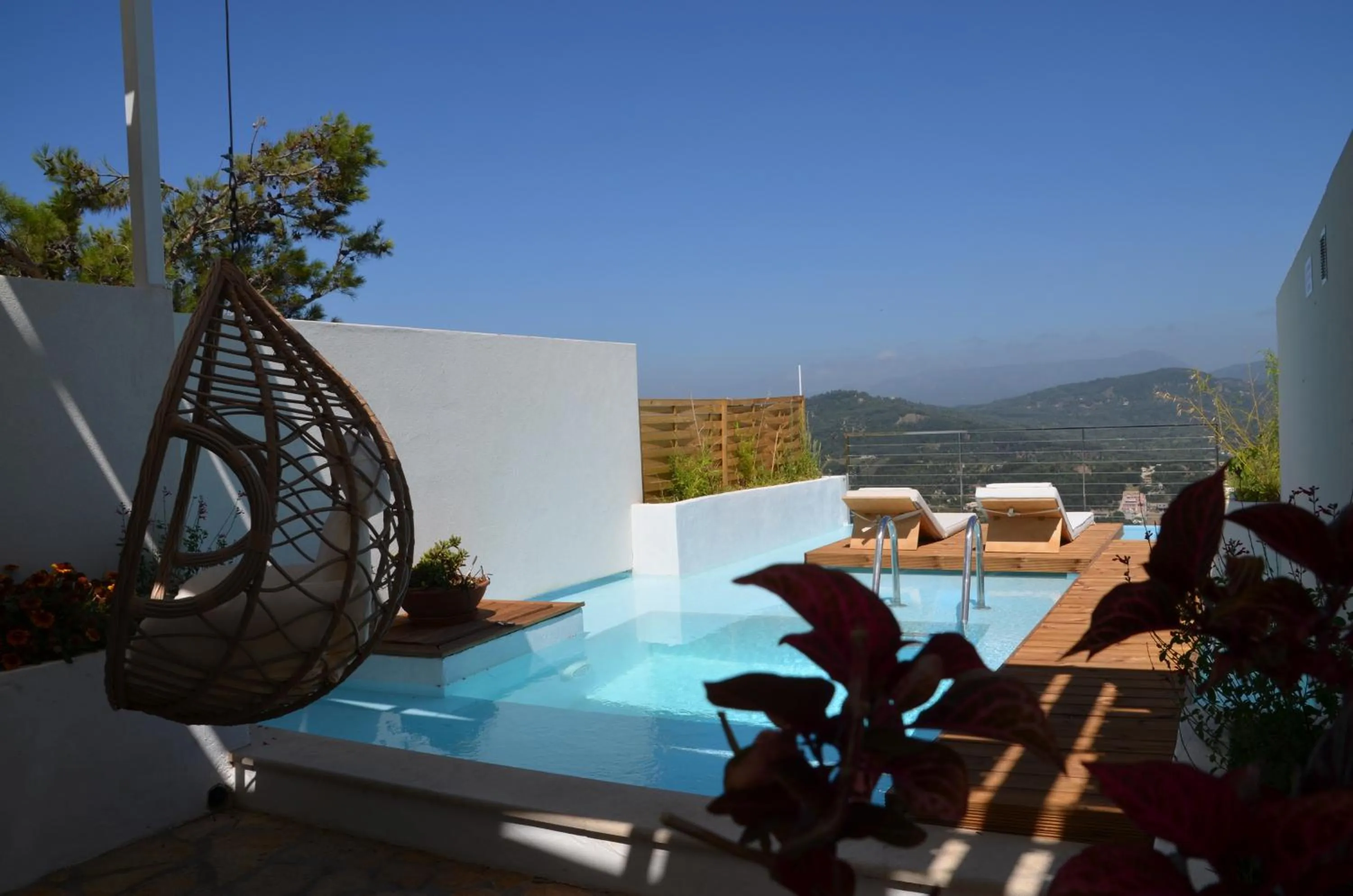 Patio in Zeus Throne Suites