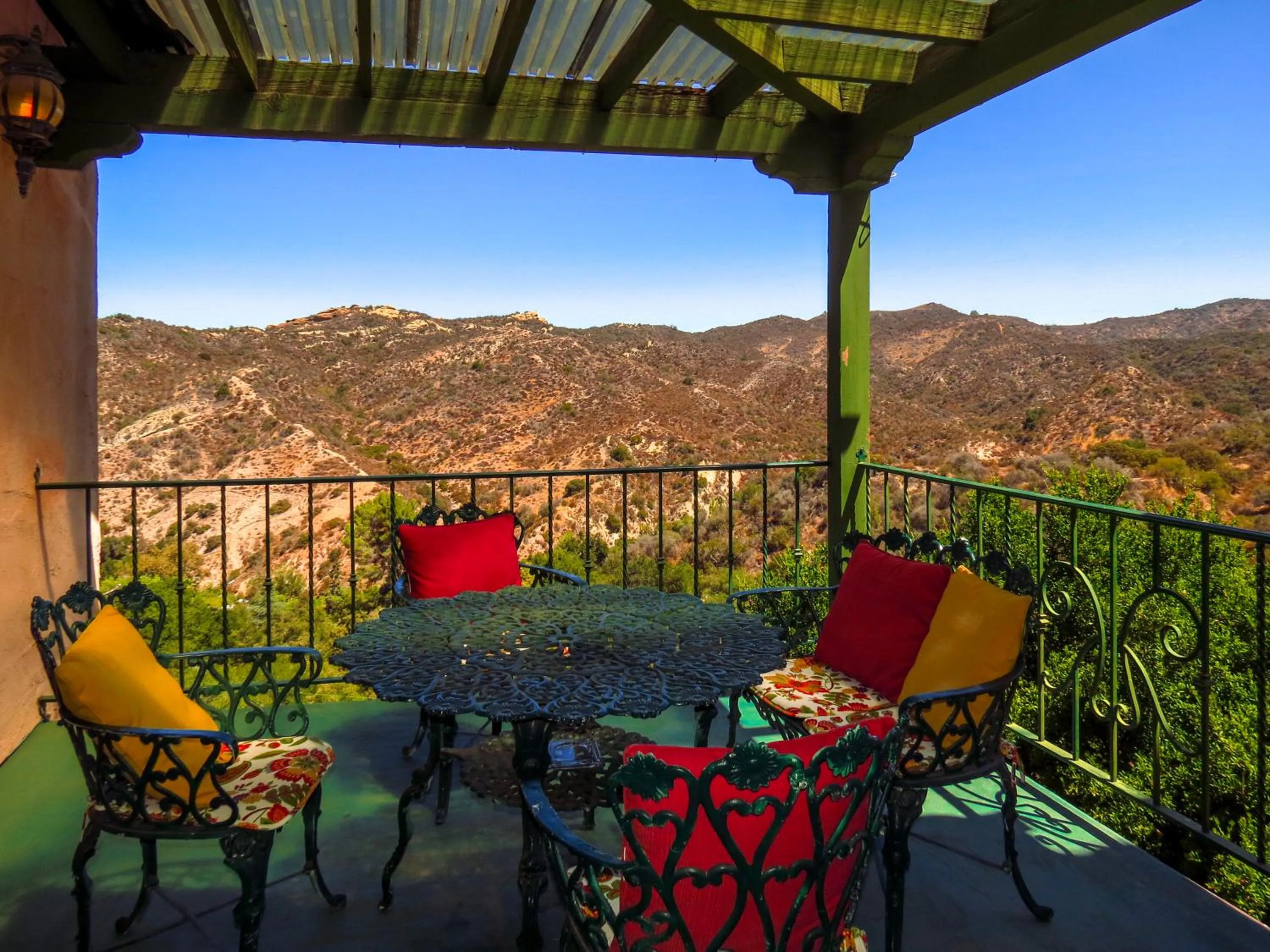 Balcony/Terrace in Topanga Canyon Inn Bed and Breakfast