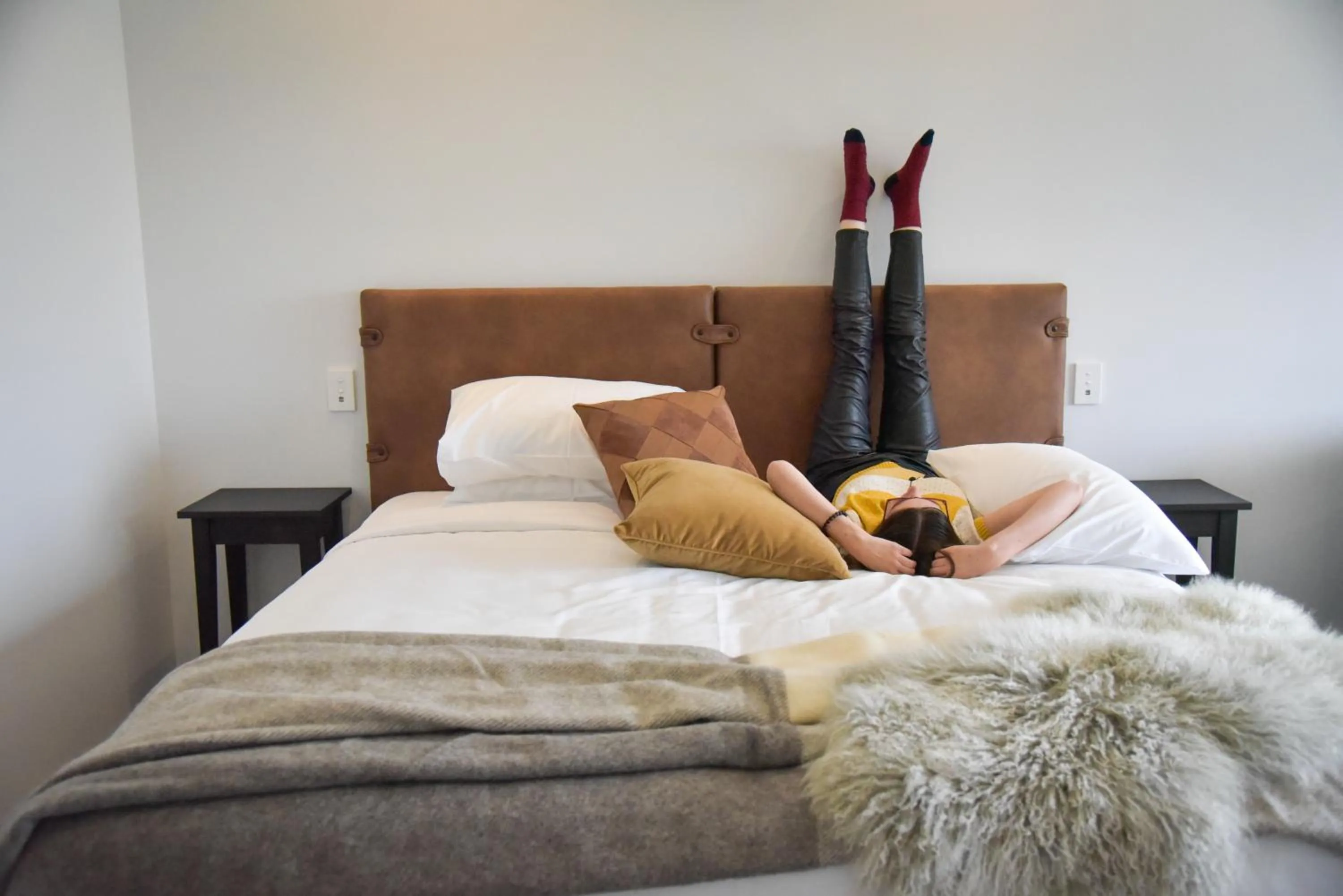 Bed in Mariner Suites