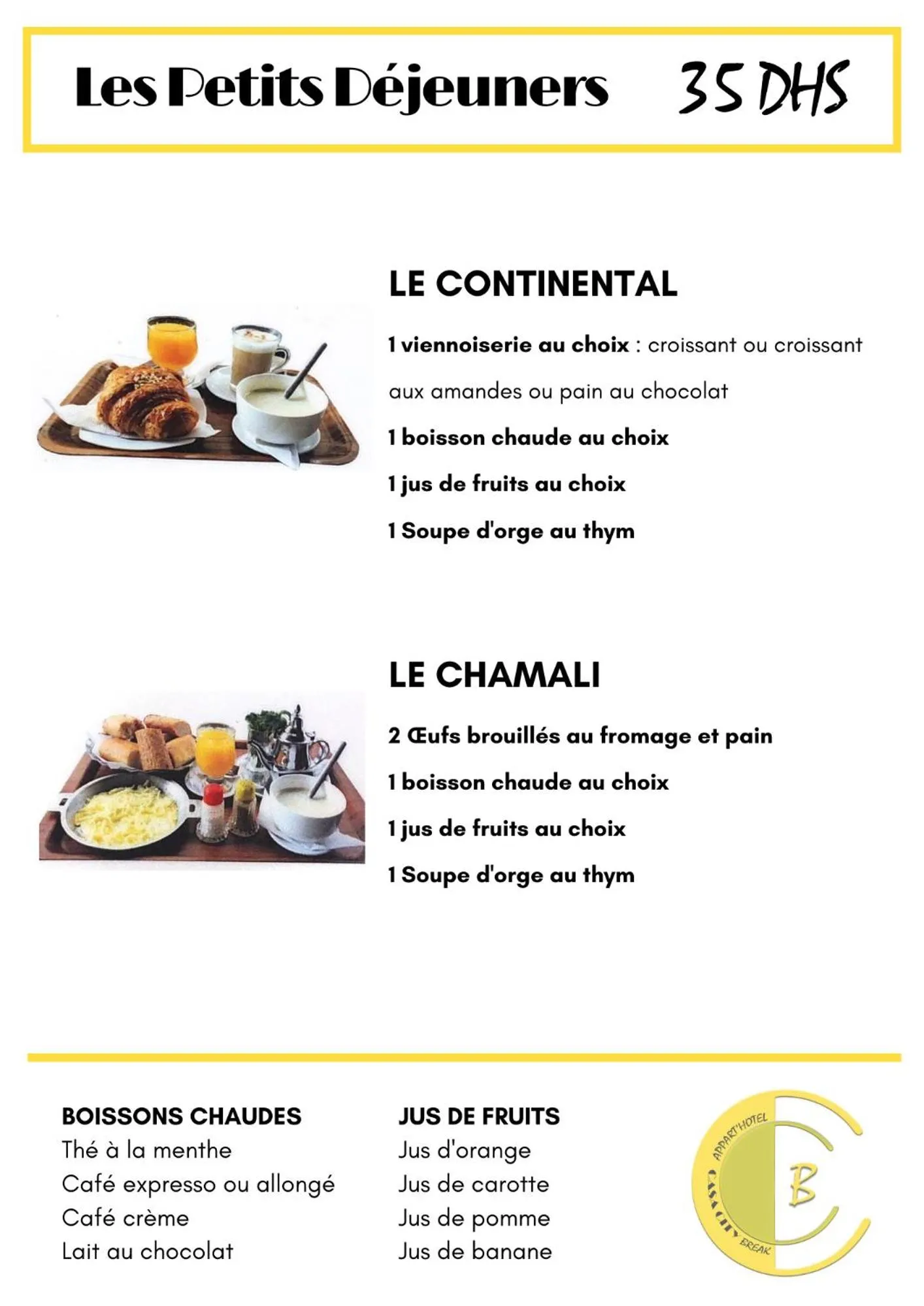 Breakfast in Casa City Break Appart hôtel