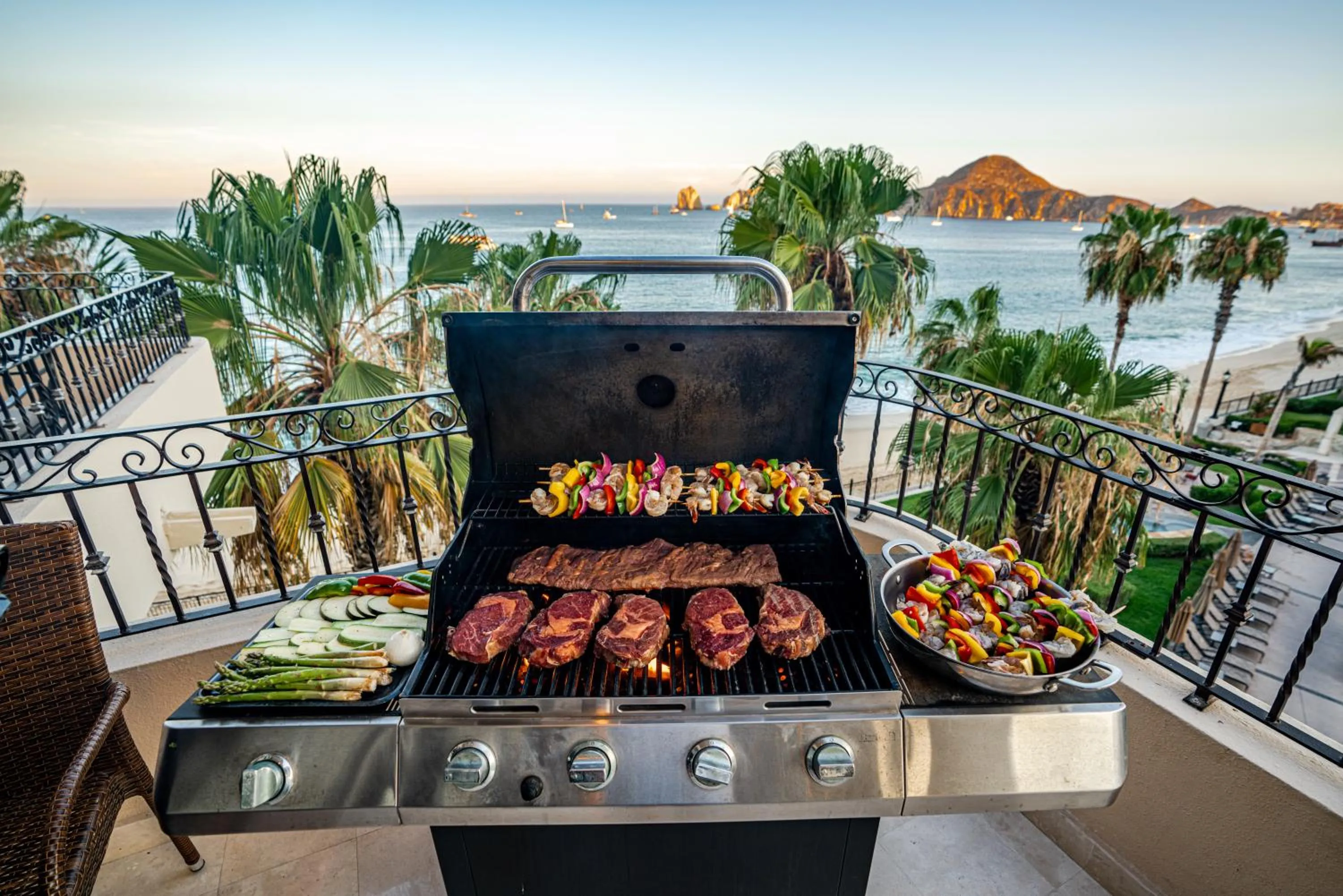 BBQ facilities in Villa La Estancia - Medano Beach Villas