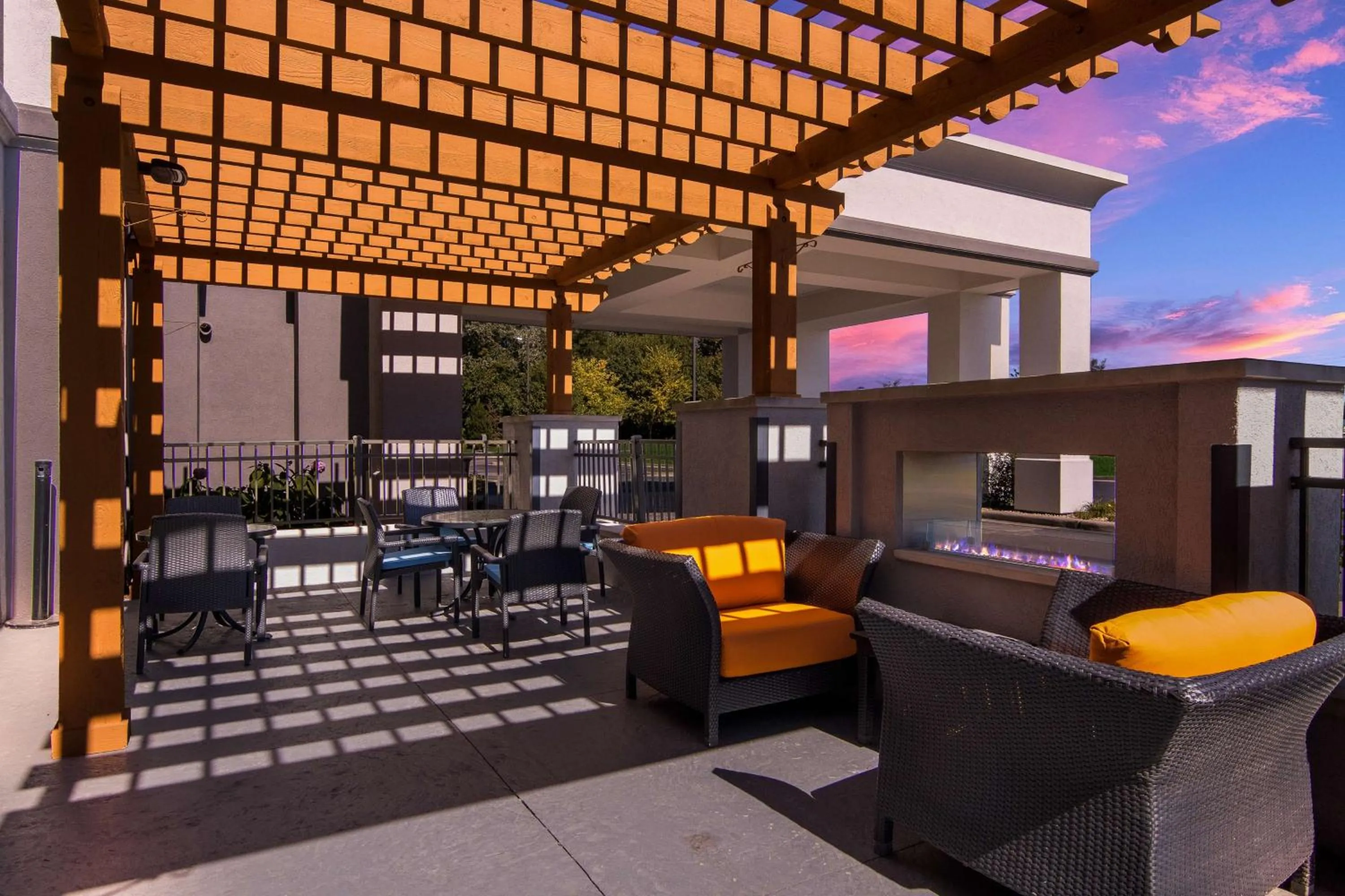 Patio in Hampton Inn & Suites Schererville