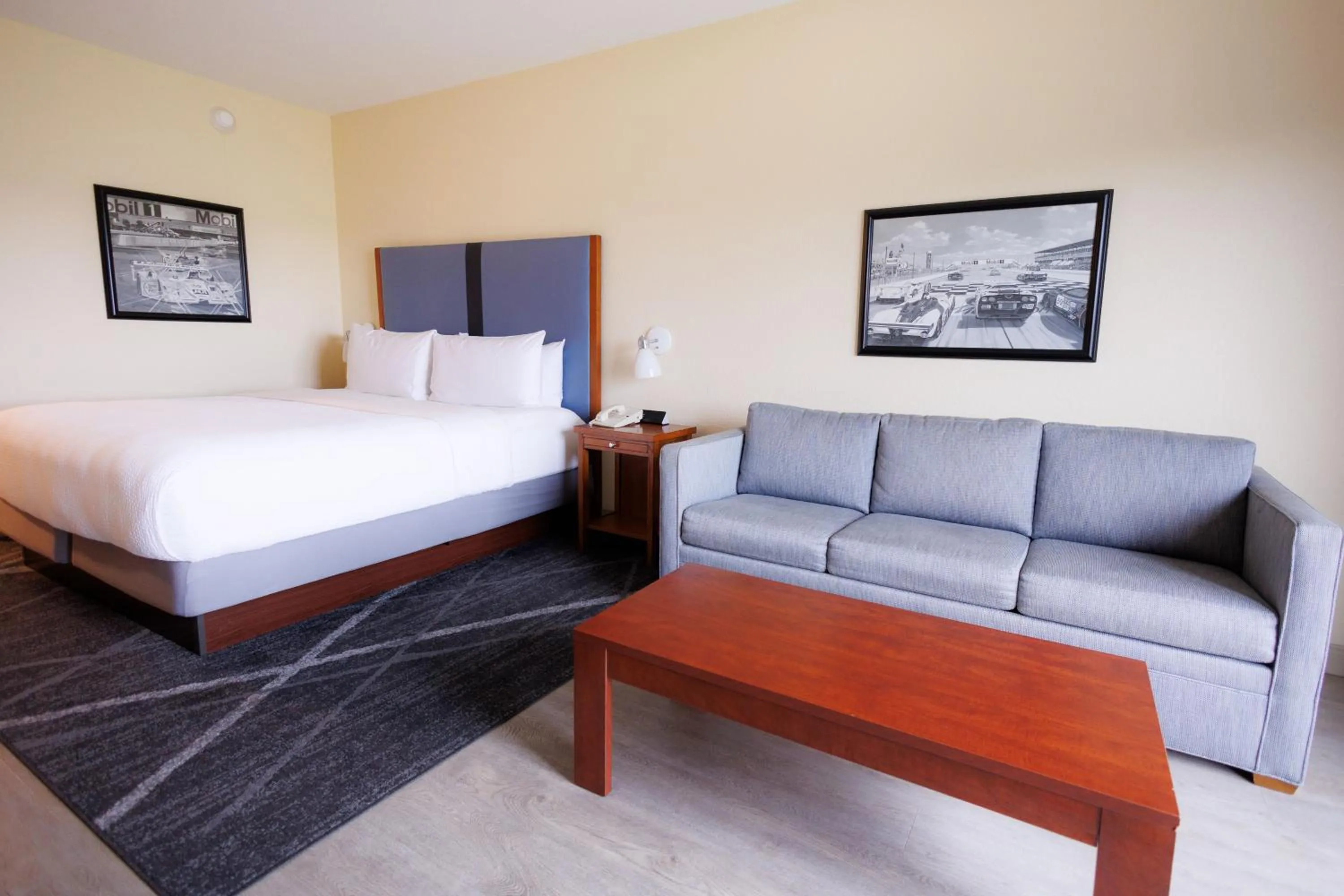 Bed in SEVEN Sebring Raceway Hotel