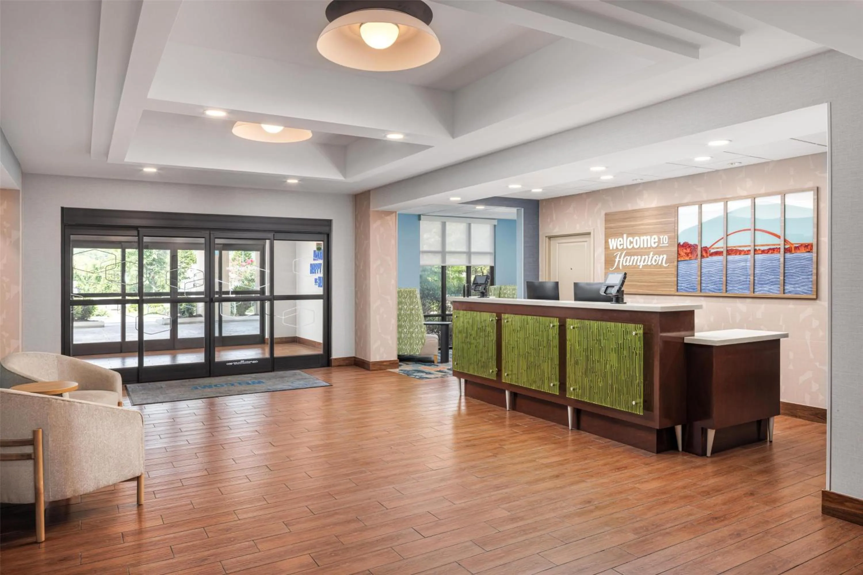 Lobby or reception in Hampton Inn Kimball