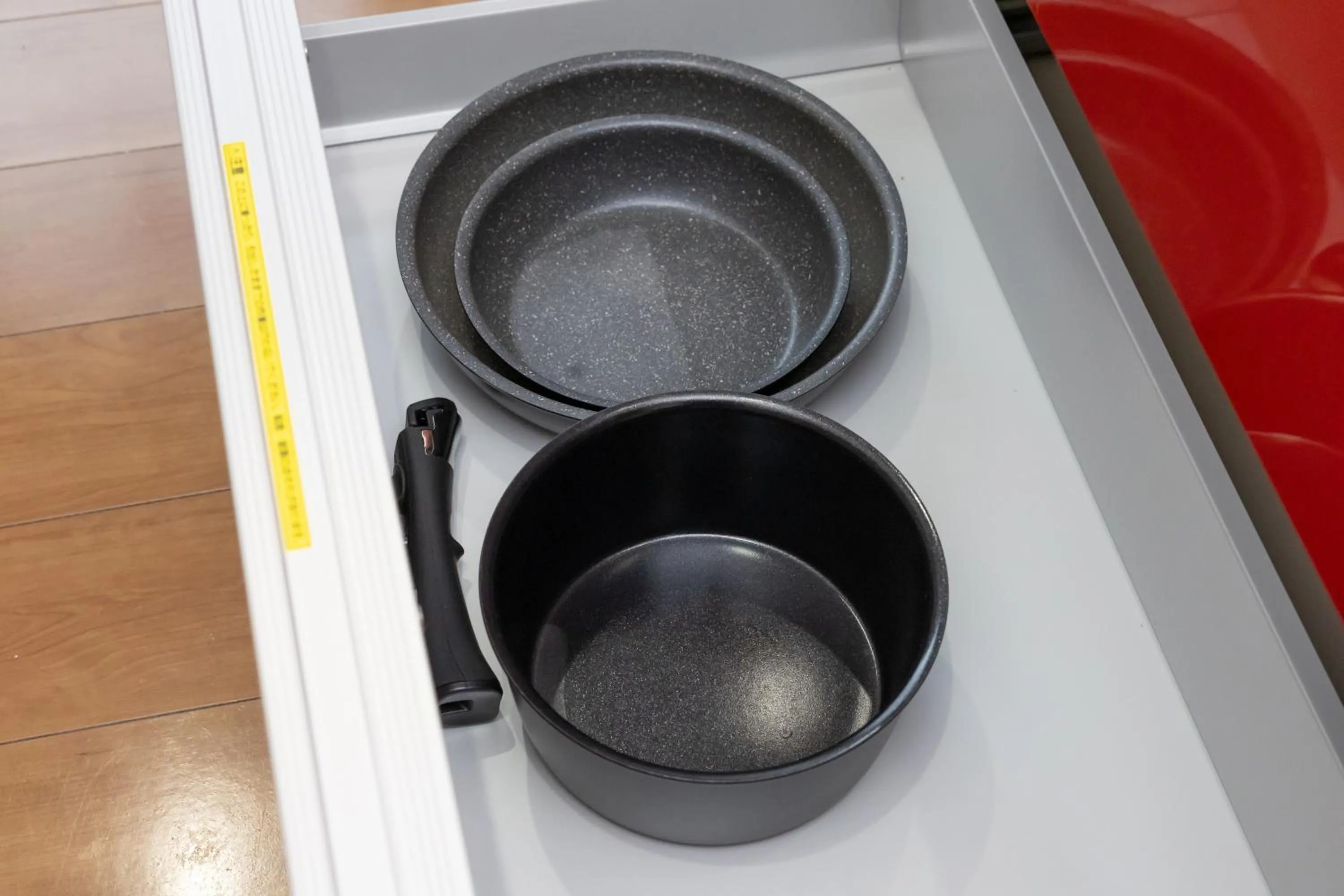 kitchen in Atrium Deluxe Apartments Osaka - Self Check-In Only