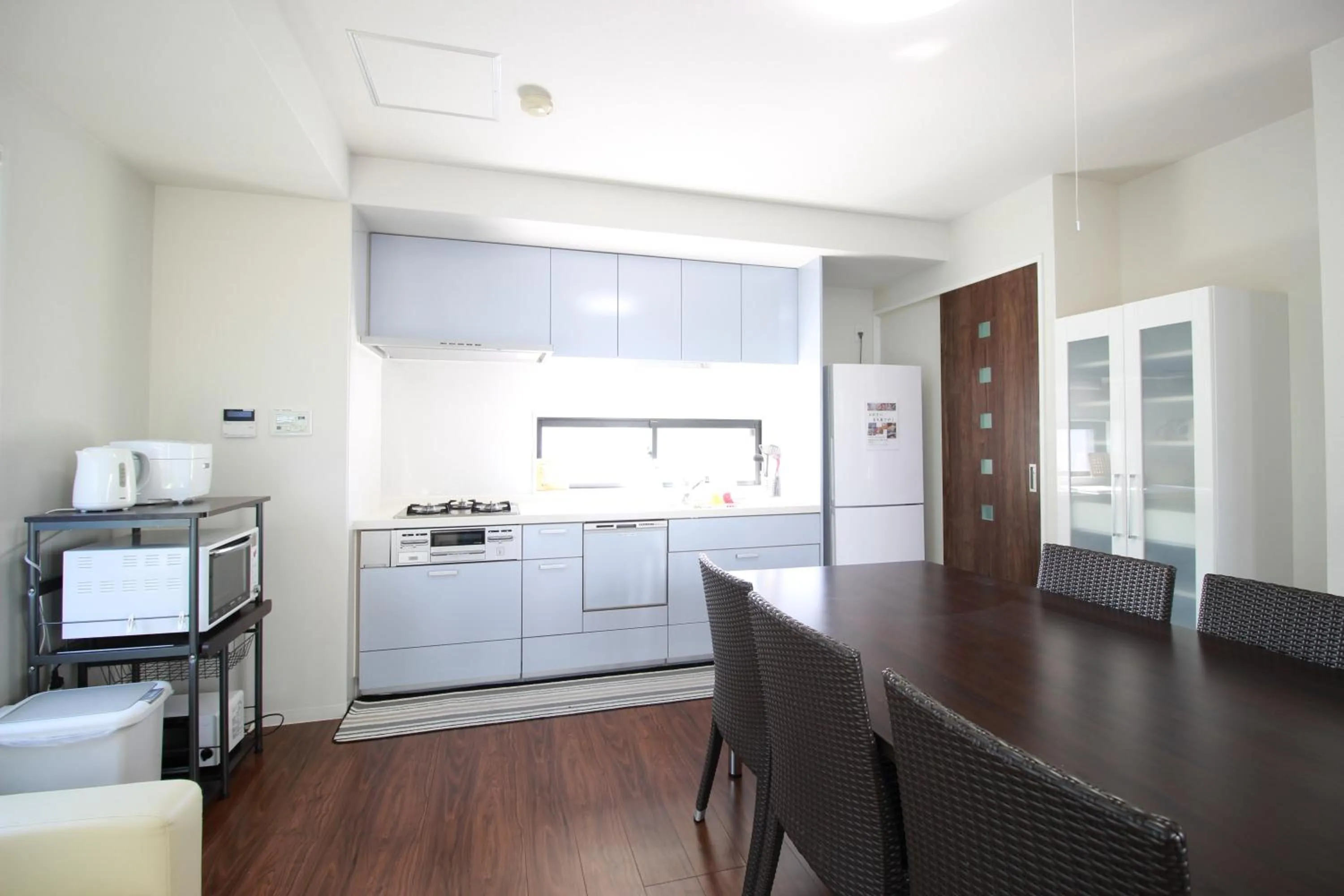 Kitchen or kitchenette in Atrium Deluxe Apartments Osaka - Self Check-In Only