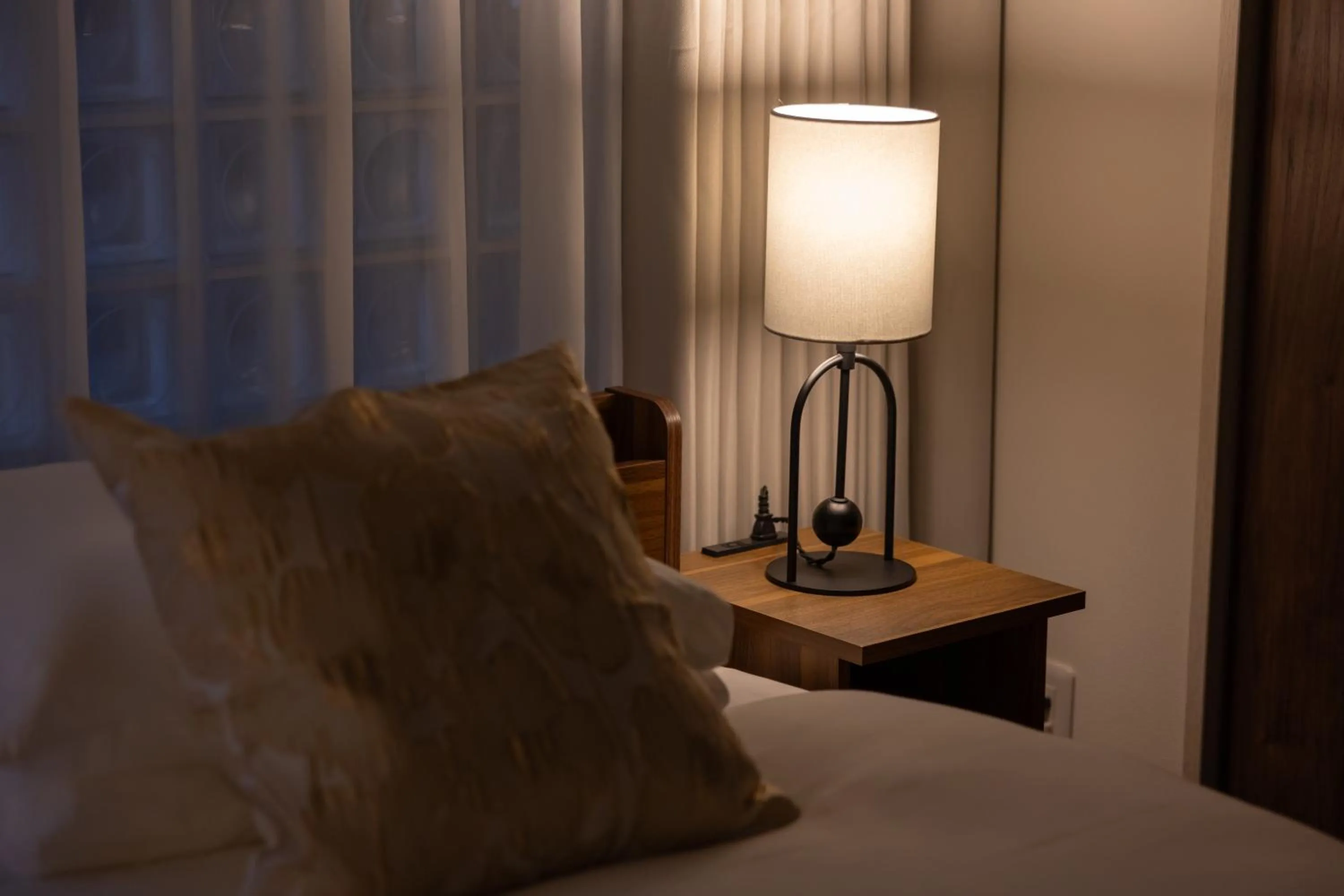 Bed in Atrium Deluxe Apartments Osaka - Self Check-In Only