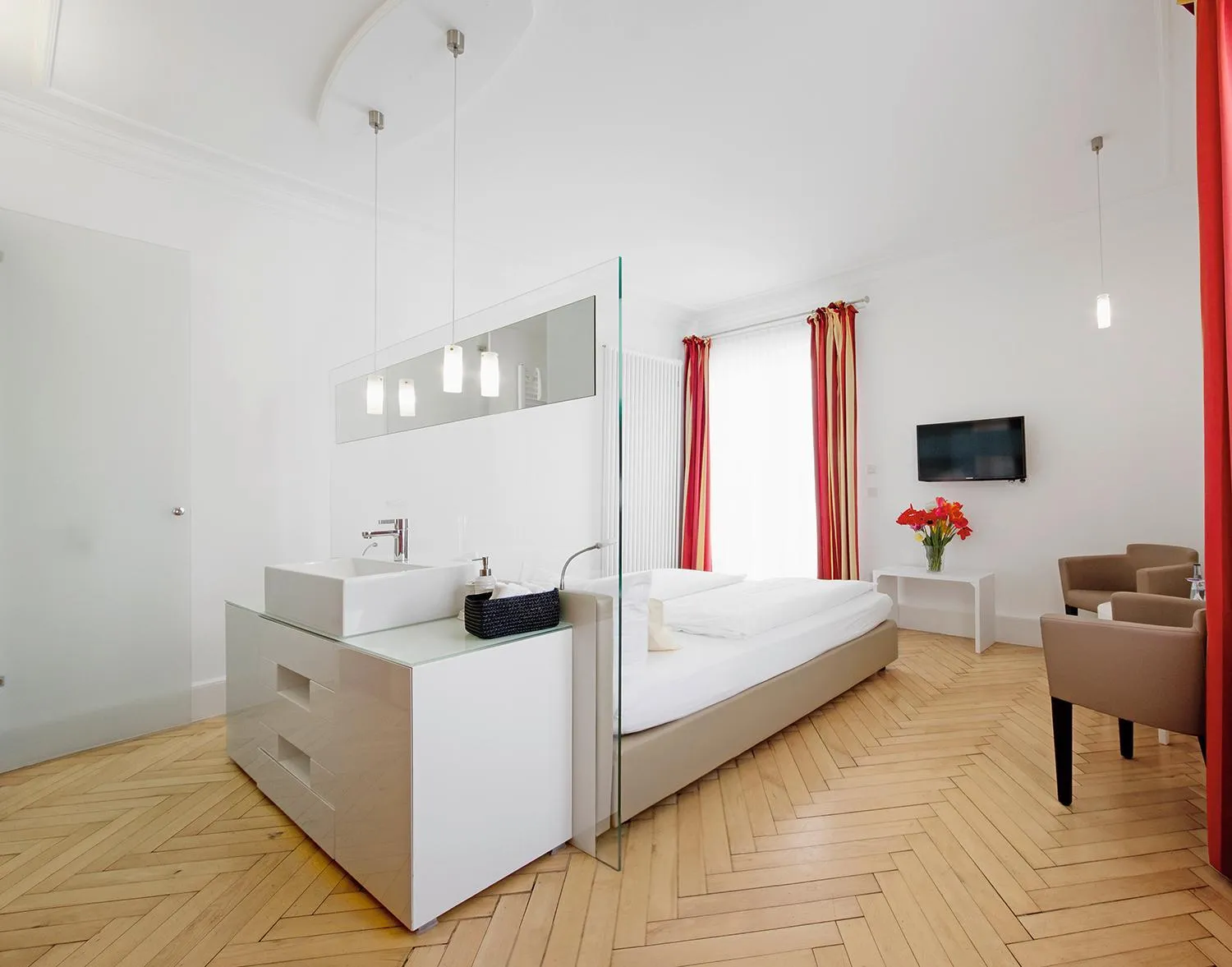 Photo of the whole room, Bed in Hotel Seehof