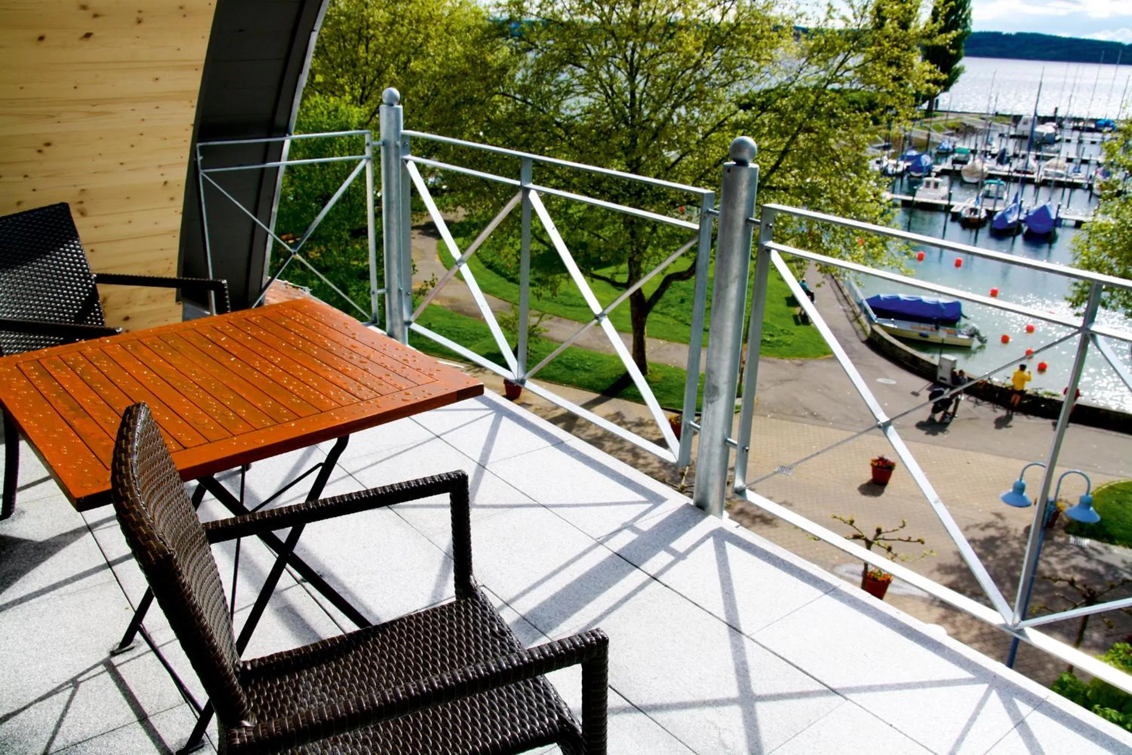 Lake view in Hotel Seehof