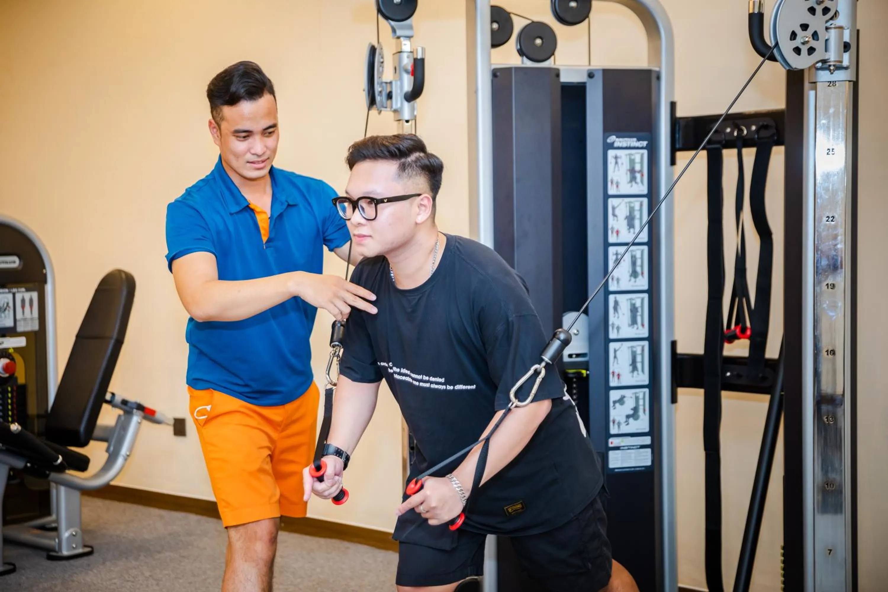 Fitness centre/facilities in Muong Thanh Luxury Ha Long Centre Hotel