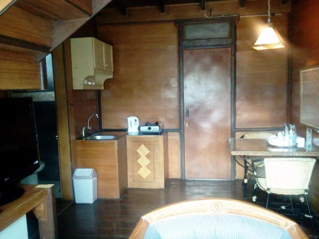 Kitchen or kitchenette in Citra Cikopo Hotel & Family Cottages