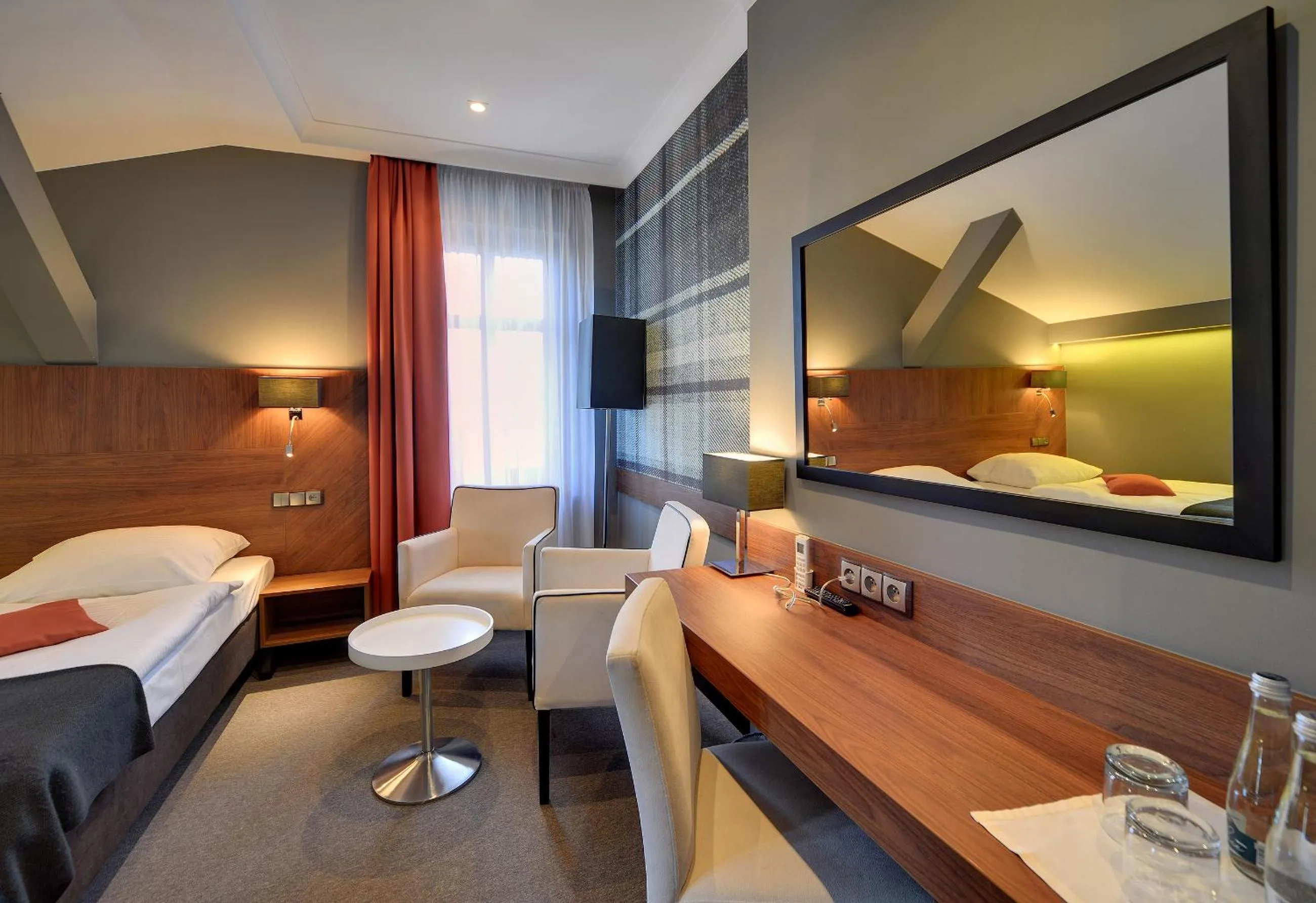 Bedroom, Bed in Restauracja RETRO