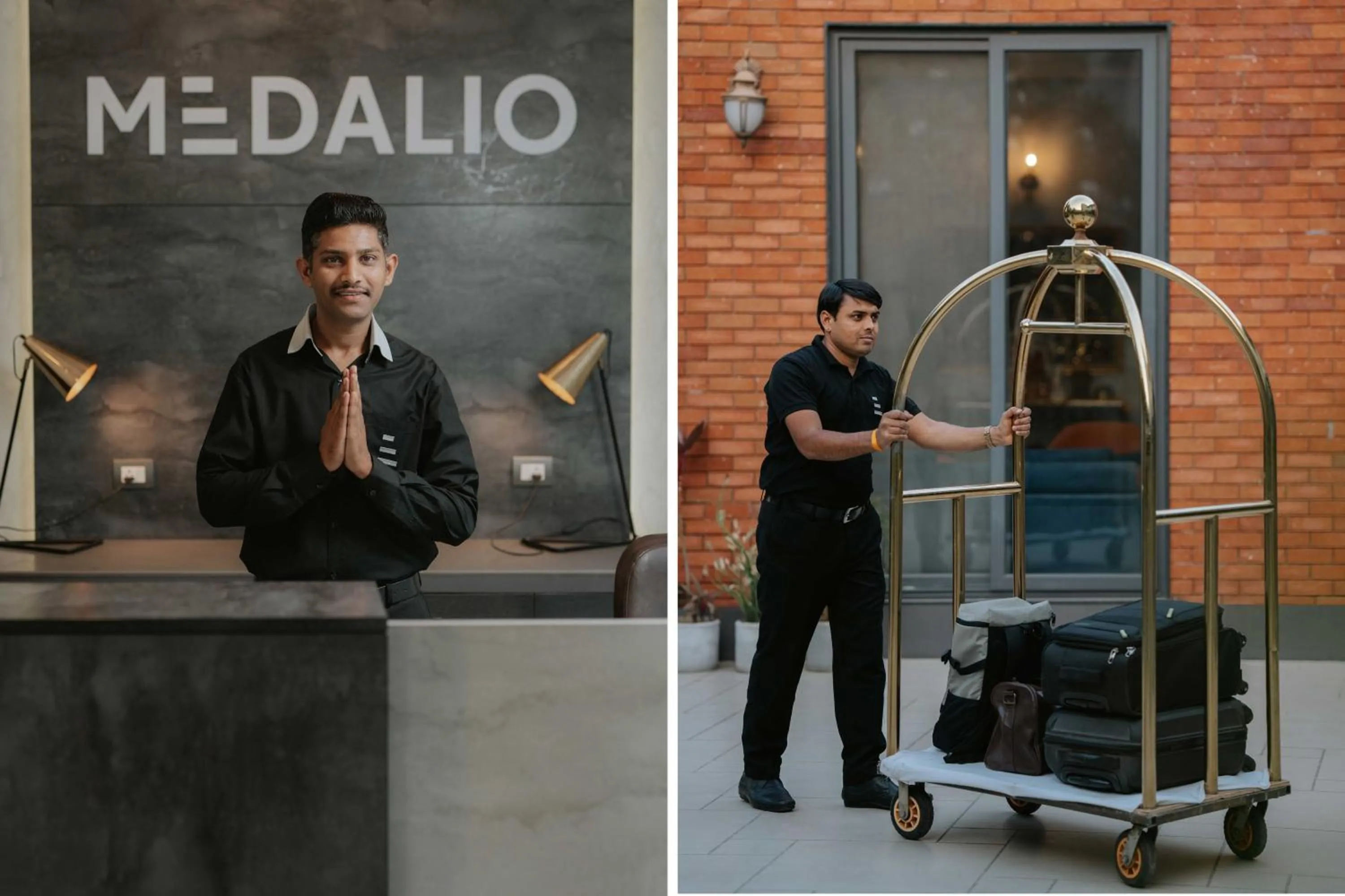 Lobby or reception in Medalio Resort Udaipur Shobhagpura